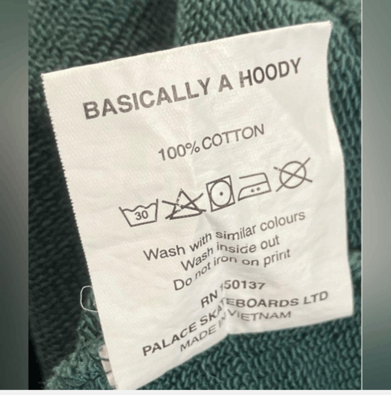 Other PALACE Basically A Hood Green Sweater size M (S) unisex Size M / US 6-8 / IT 42-44 - 3 Thumbnail
