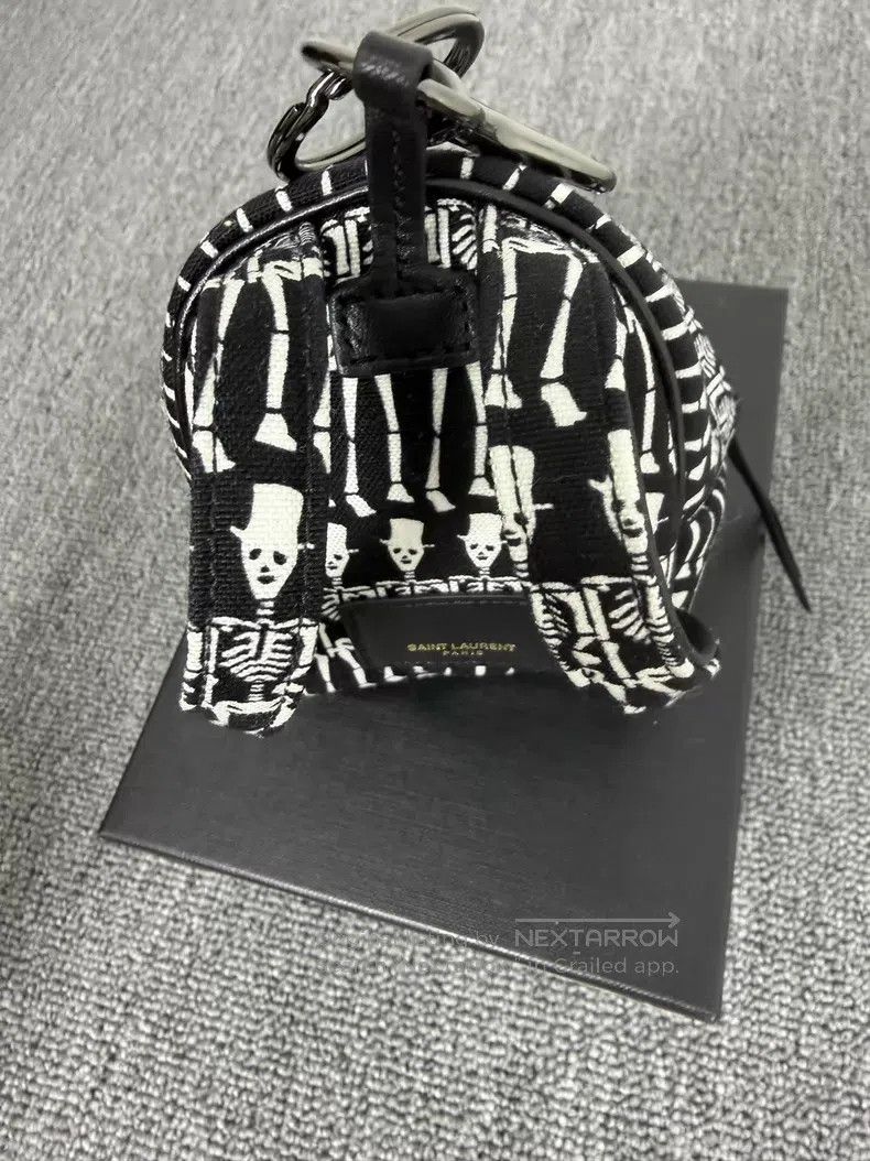 Saint Laurent Paris Saint Laurent Paris Mini Skull Double Shoulder Bag Keychai Size ONE SIZE - 2 Thumbnail