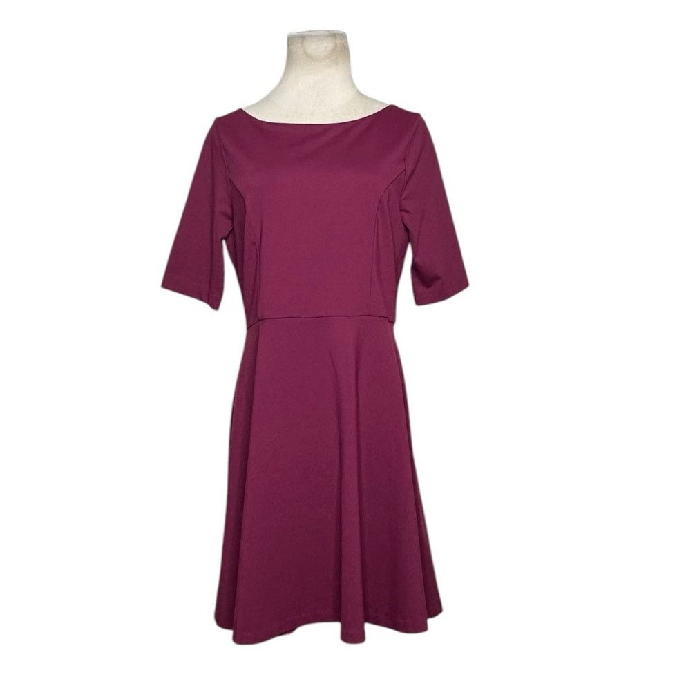 Cynthia Rowley Cynthia Rowley plum fit and flare mini dress size 8 Size M / US 6-8 / IT 42-44 - 1 Thumbnail