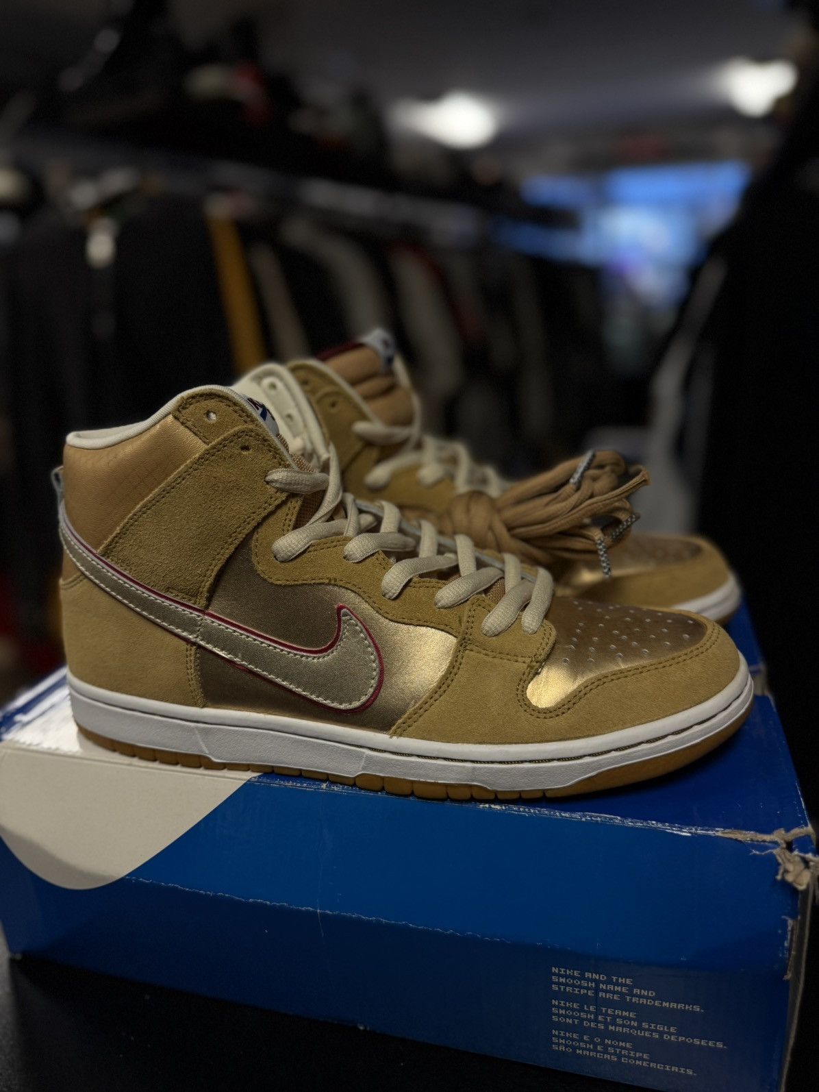 Nike Size 11- Nike SB Dunk High Premium Koston 2010 (313171- 702) Size US 11 / EU 44 - 2 Thumbnail