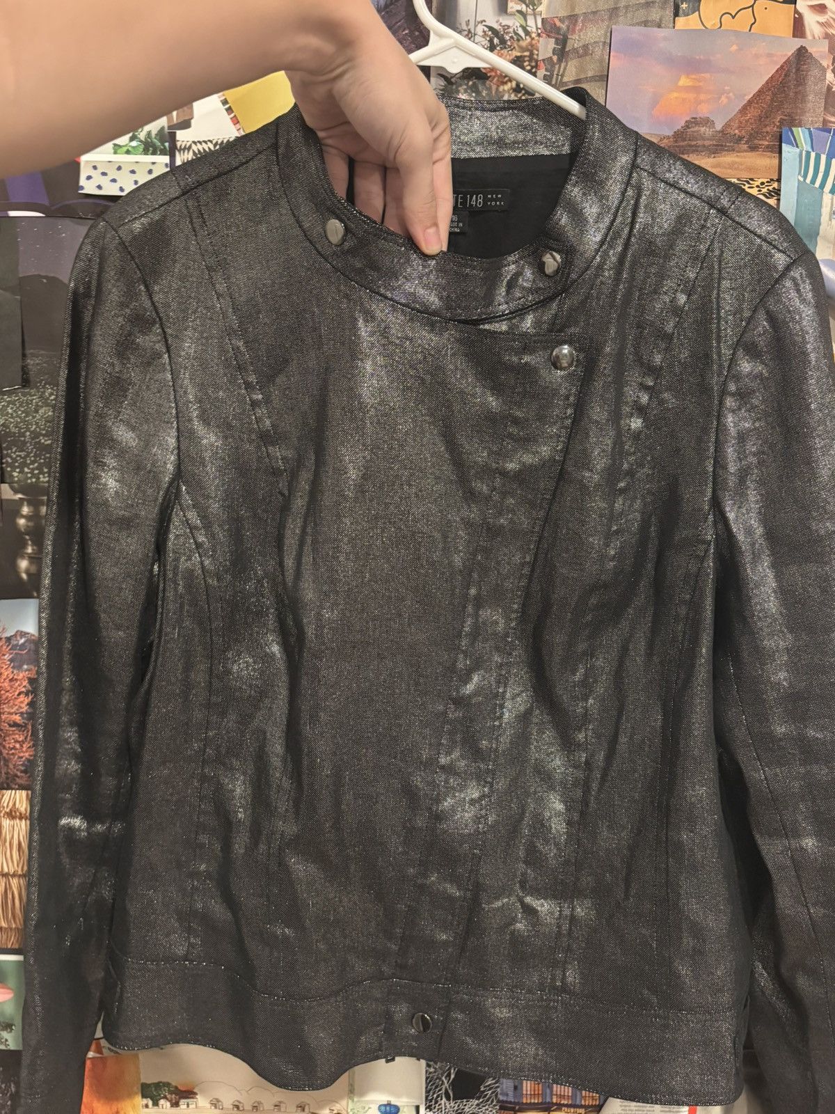 Lafayette 148 Linen Metallic Fencing Jacket by Lafayette 148 Men's Large Size US L / EU 52-54 / 3 - 5 Thumbnail