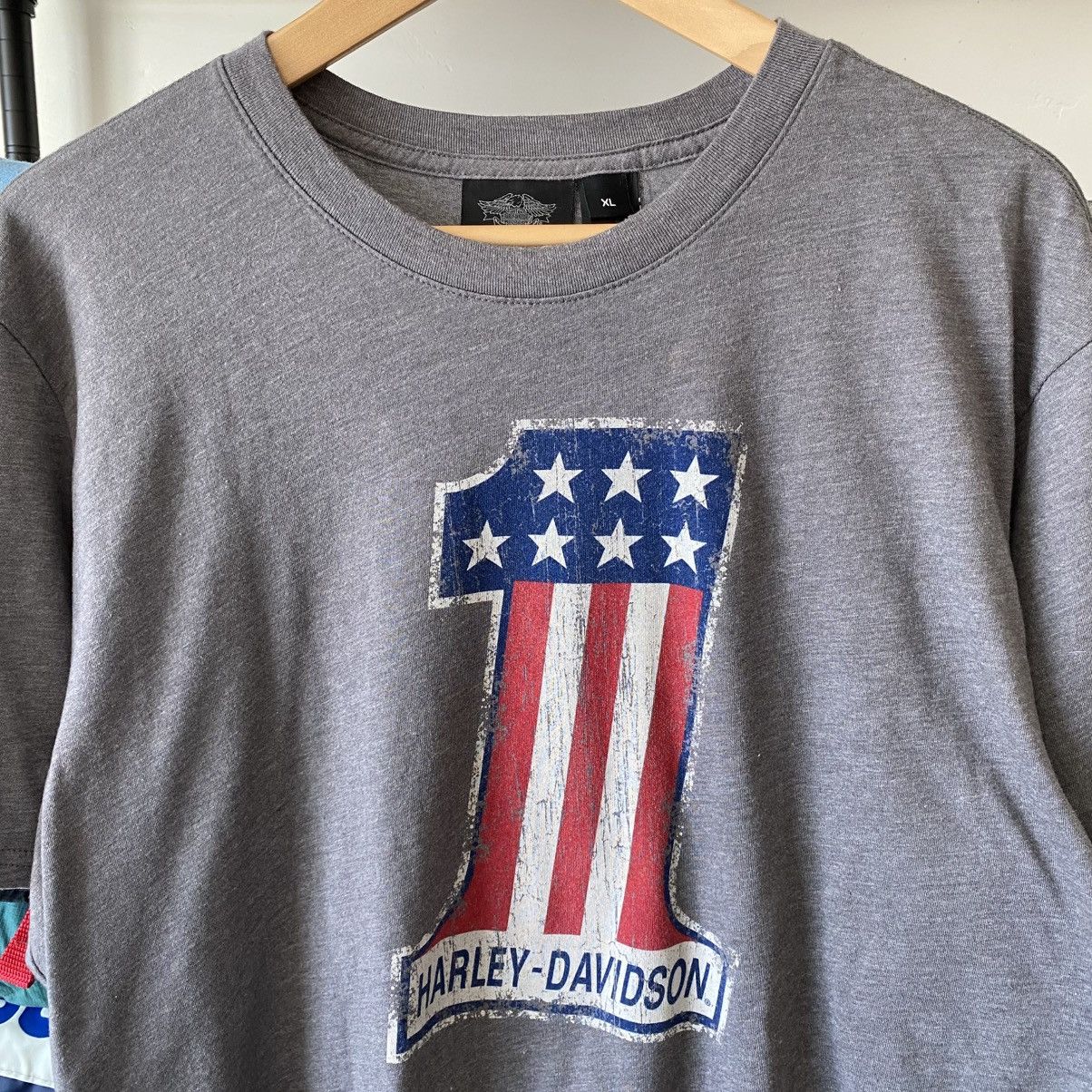 Harley Davidson Harley Davidson Number 1 T-Shirt Dark Grey Size US XL / EU 56 / 4 - 2 Thumbnail