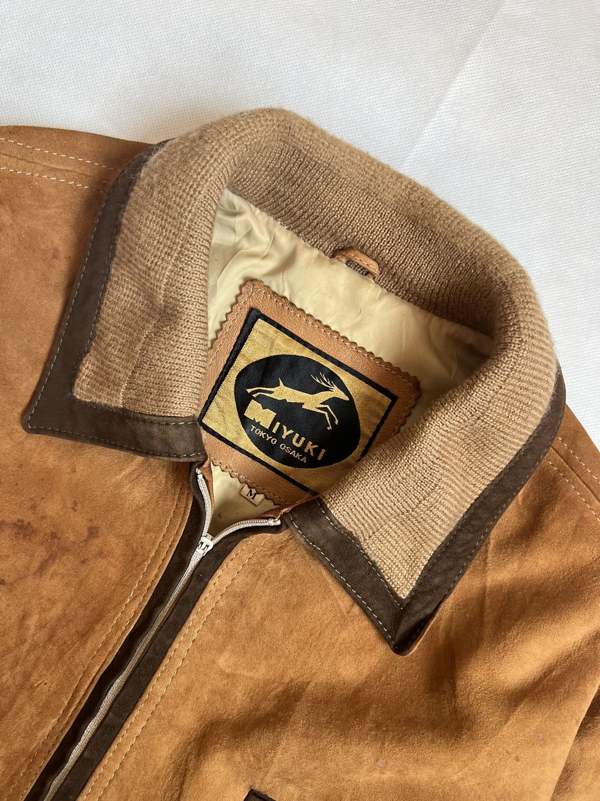 Japanese Brand Rare Velvet Miyuki Tokyo Half Zip Brown Jacket Size US M / EU 48-50 / 2 - 6 Thumbnail