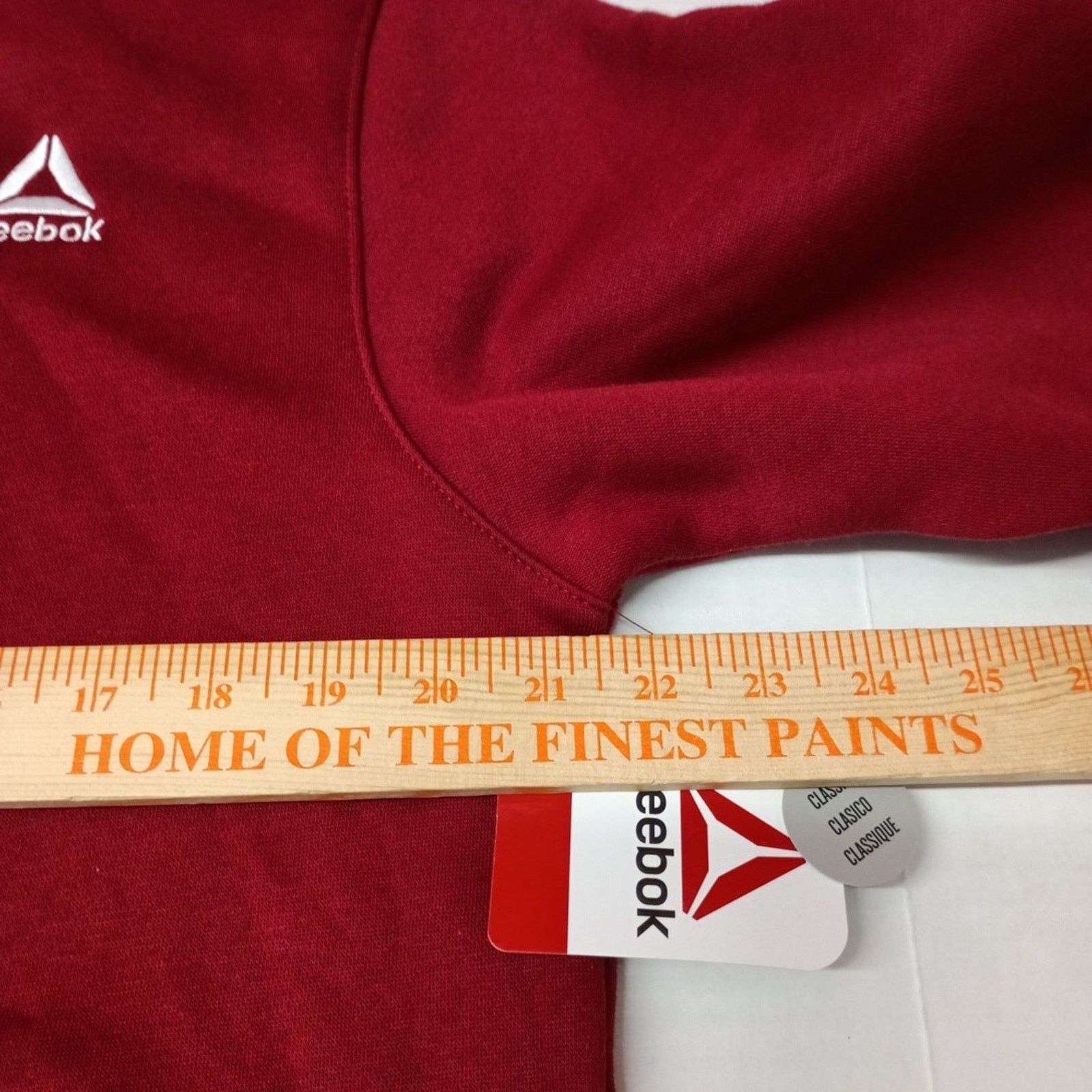 Reebok Reebok Delta Logo Hoodie Men's Size M Red Kangaroo Pocket Size US M / EU 48-50 / 2 - 6 Thumbnail