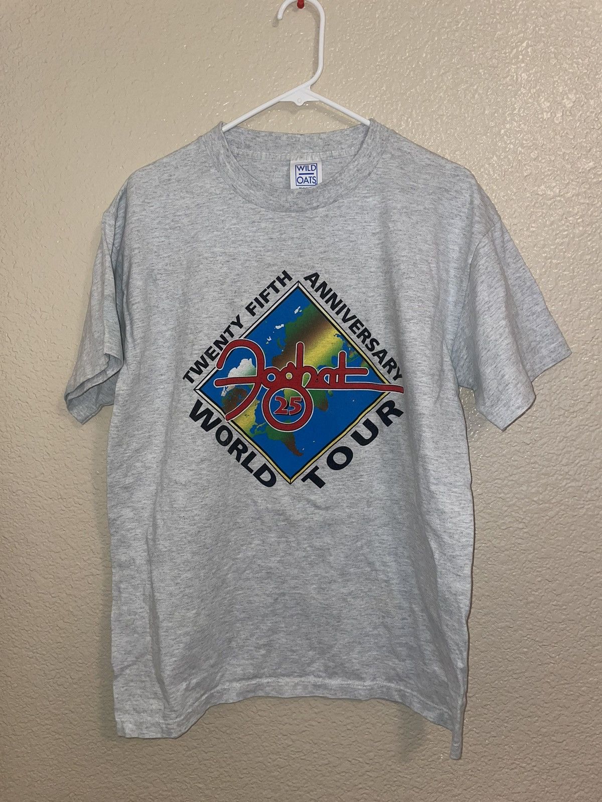 Vintage Foghat 25th anniversary world tour 90s vintage Size US L / EU 52-54 / 3 - 1 Thumbnail