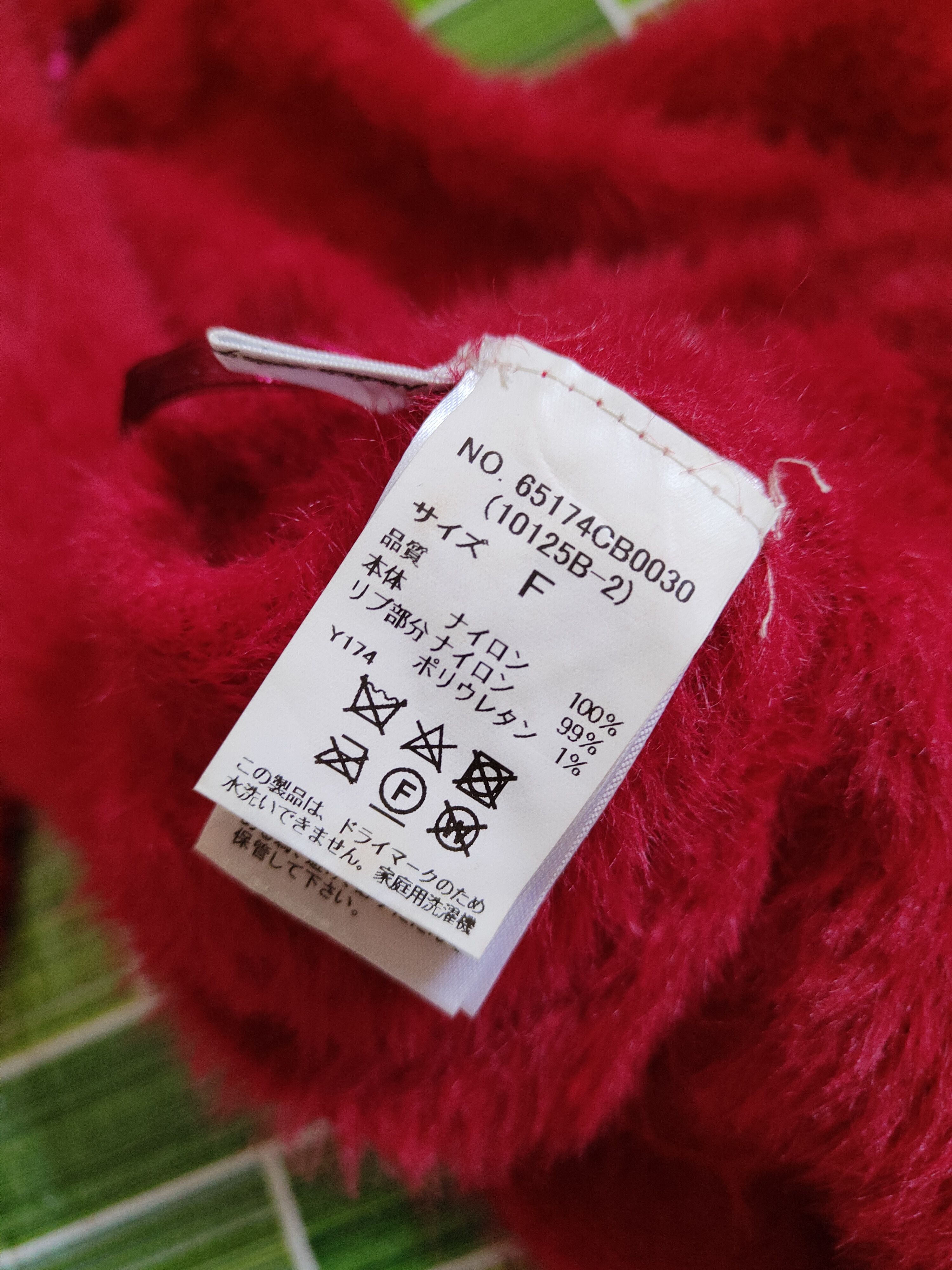 Homespun Knitwear K Red Shag Shaggy Fur Mohair Knitwear #S2192 Size M / US 6-8 / IT 42-44 - 12 Thumbnail