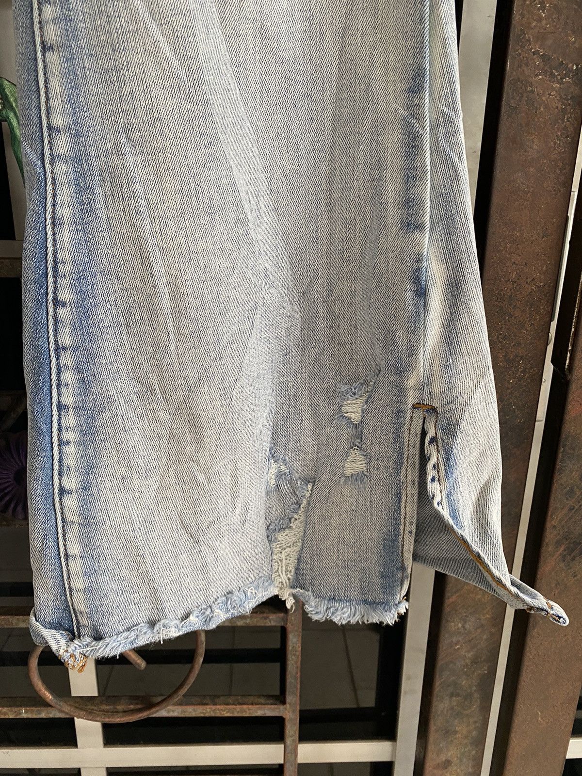 If Six Was Nine × Japanese Brand Blakeley Flared distressed Size US 30 / EU 46 - 5 Thumbnail