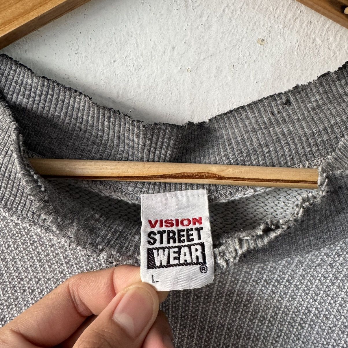 Sex Skateboards Vintage 1990s Vision Street Wear Distressed Waffle Shirt Size US L / EU 52-54 / 3 - 6 Thumbnail