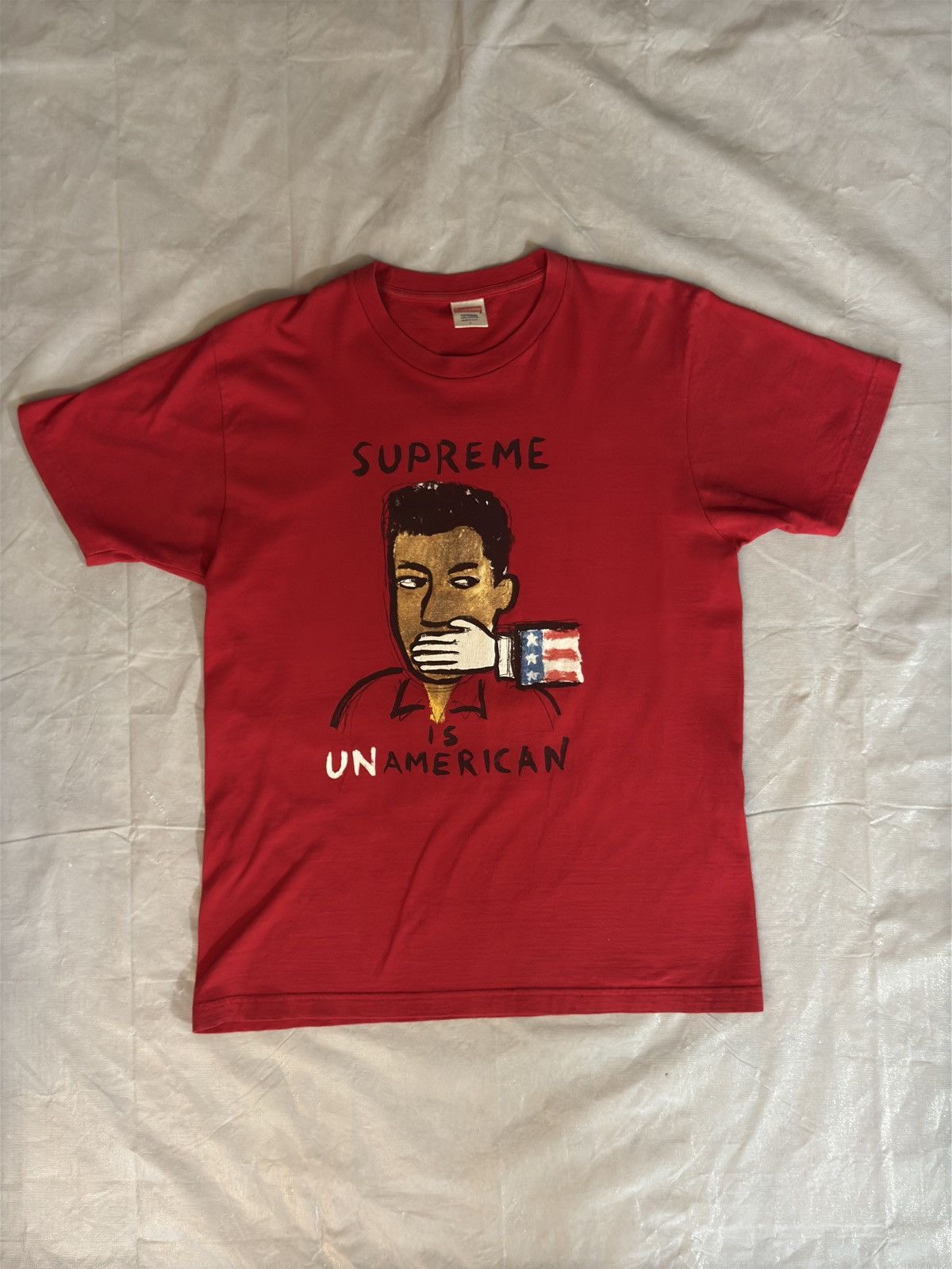 Supreme unamerican tee sales