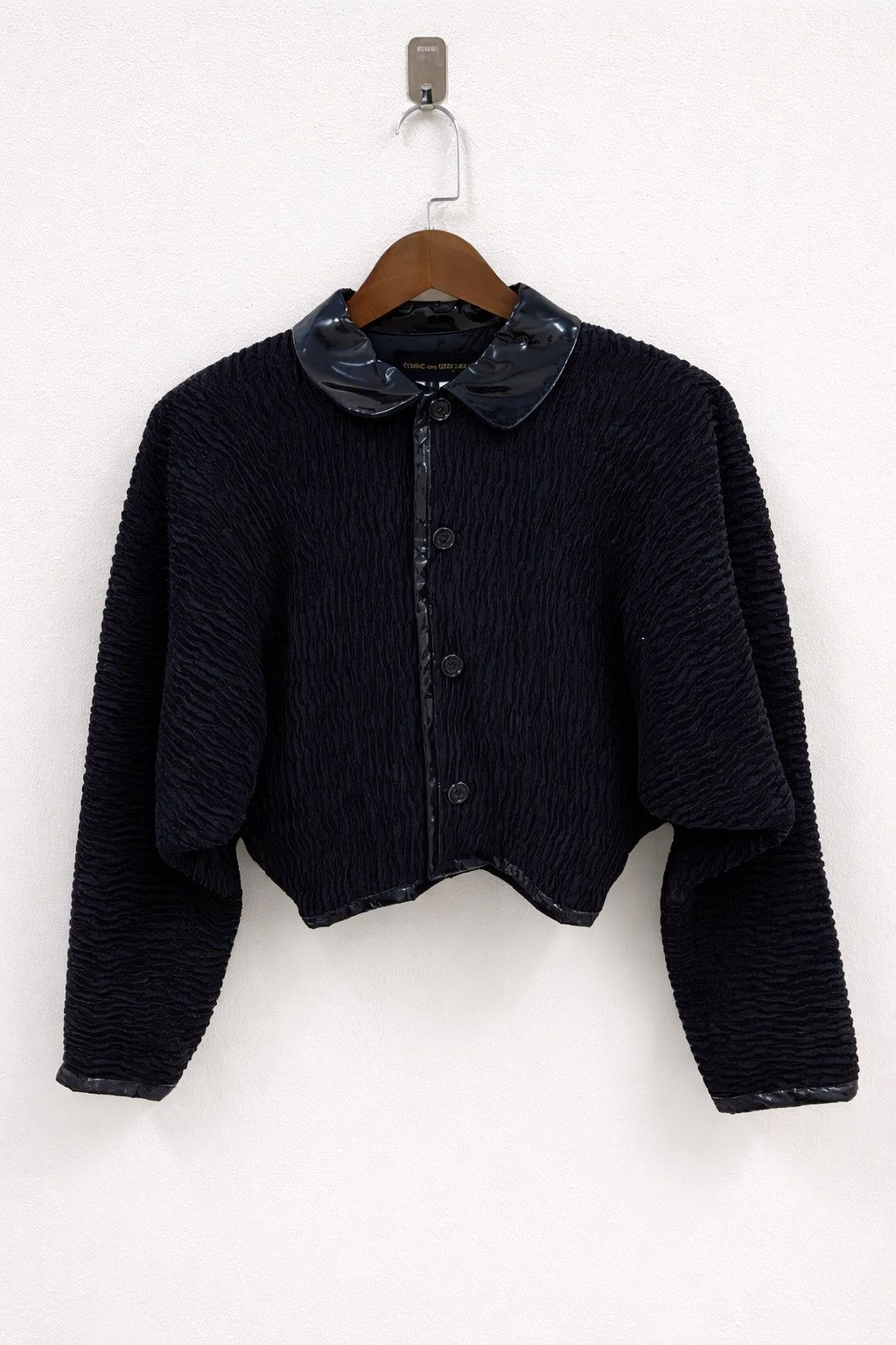 Comme des Garcons AD Winter 1991 Comme Des Garcons Pleating Croptop Jacket Size S / US 4 / IT 40 - 1 Thumbnail