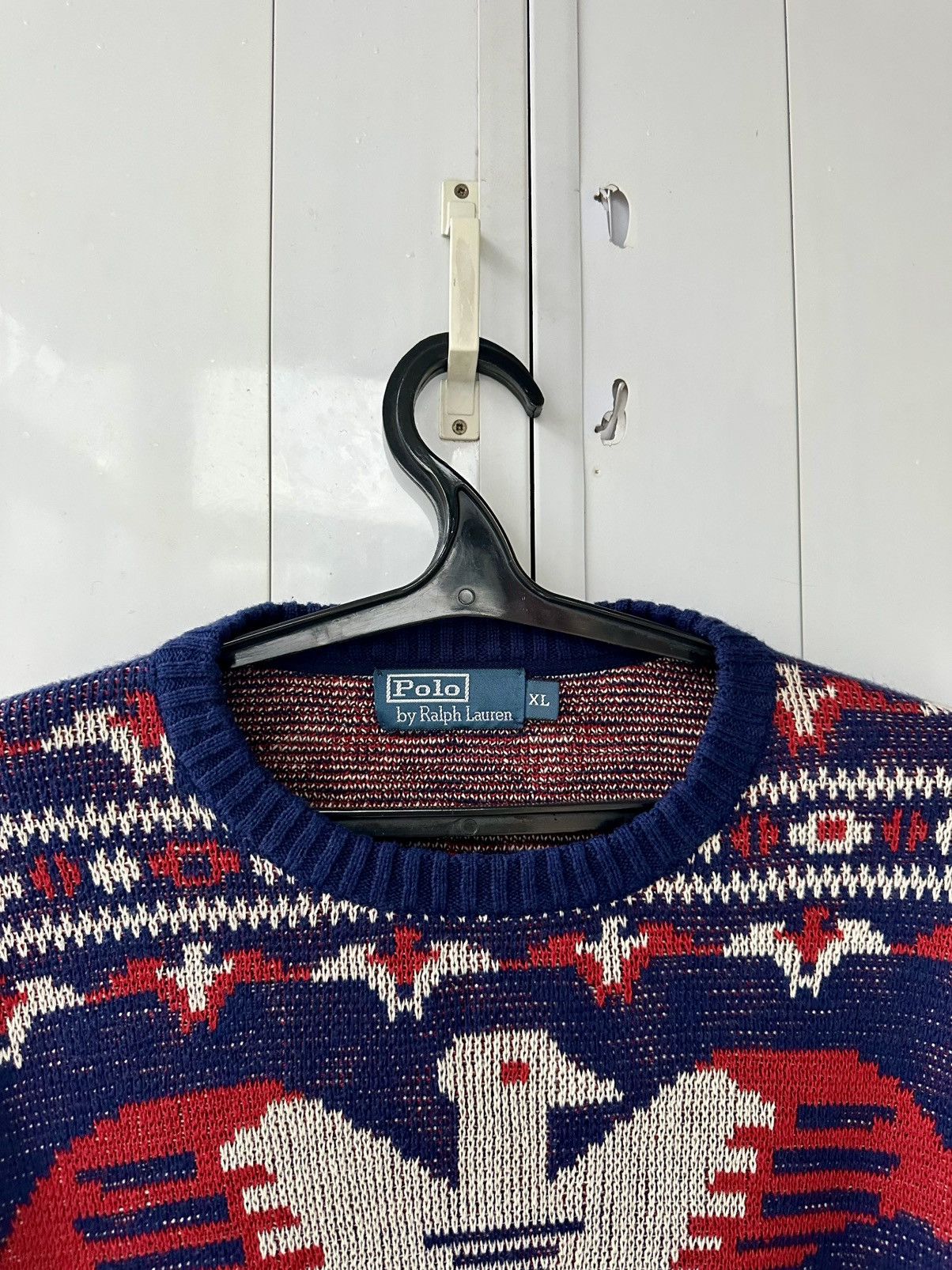 Polo Ralph Lauren Vintage Polo Ralph Lauren Sweater Aztec Style Size US XL / EU 56 / 4 - 8 Thumbnail