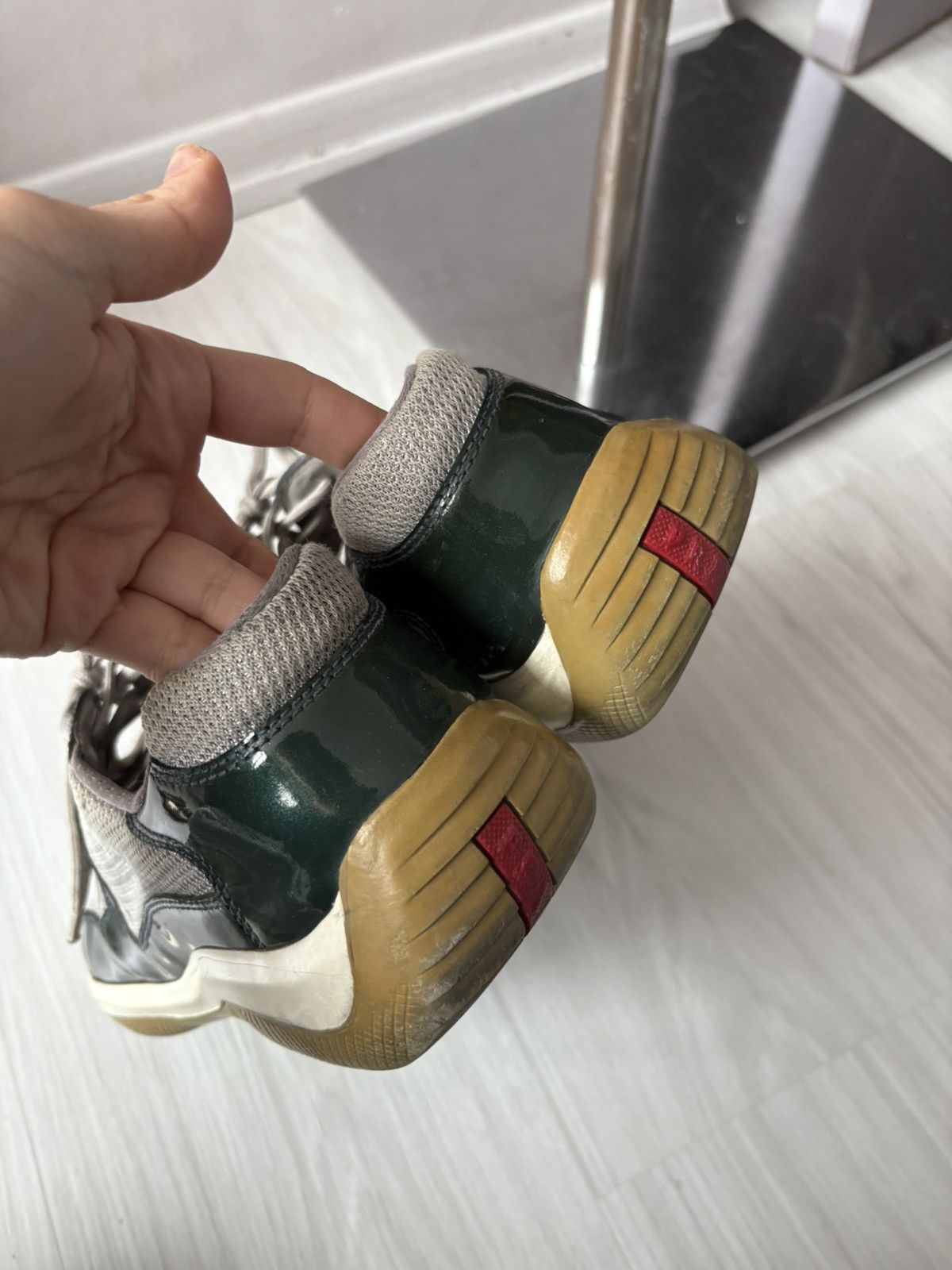 Prada PRADA AMERICAN CUP SNEAKERS Size US 10.5 / EU 43-44 - 14 Thumbnail