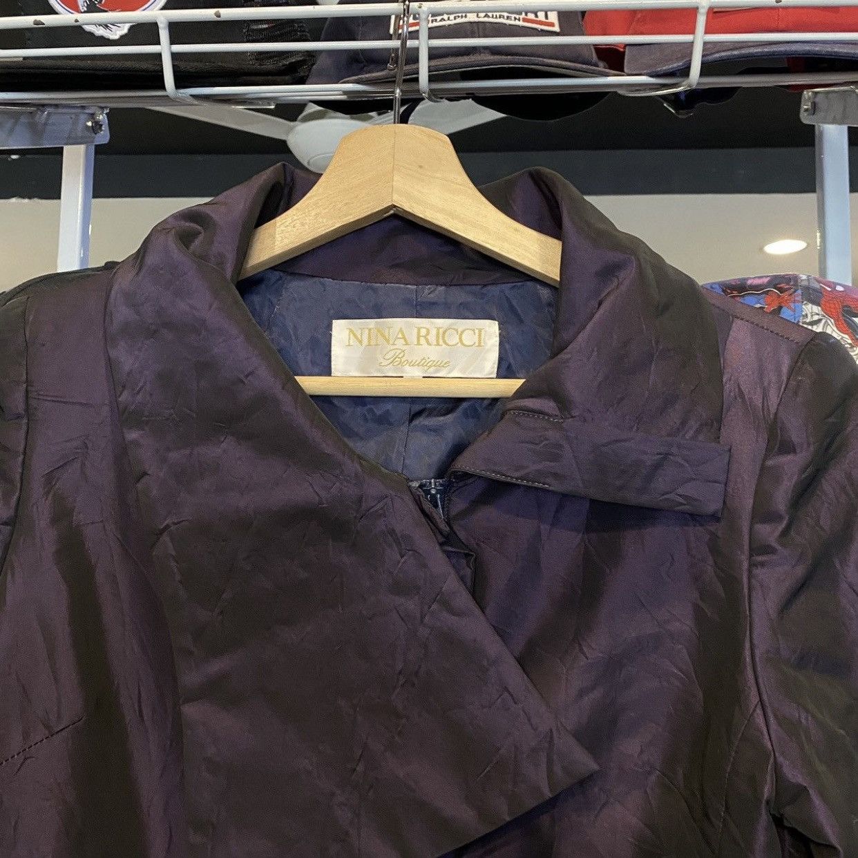 Nina Ricci Nina Ricci Boutique Avant-Garde Draped Collar Tech Jacket Size S / US 4 / IT 40 - 11 Thumbnail