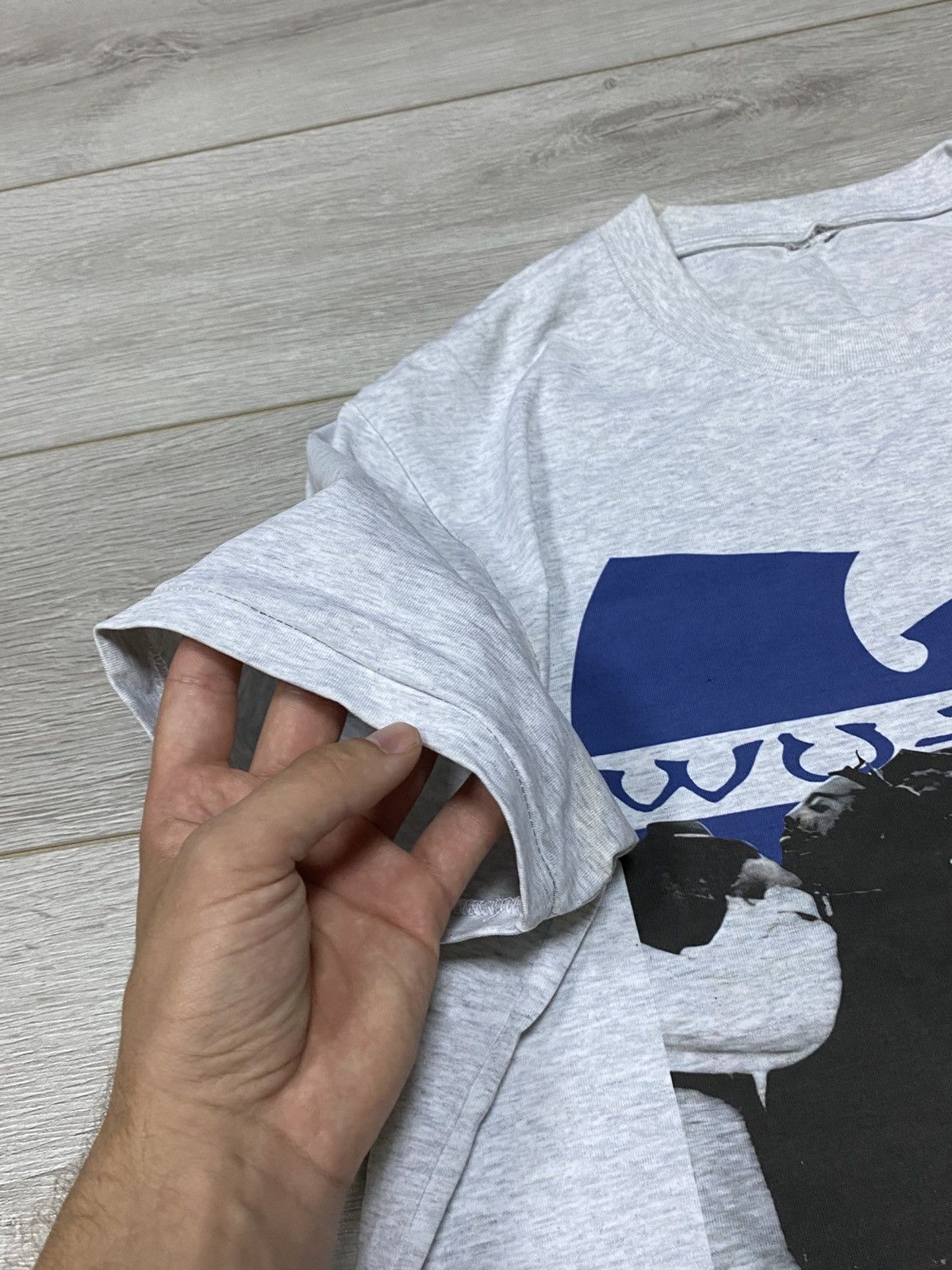 Band Tees Vintage Bootleg Wu tang clan enter the wu tang cream Size US L / EU 52-54 / 3 - 7 Thumbnail