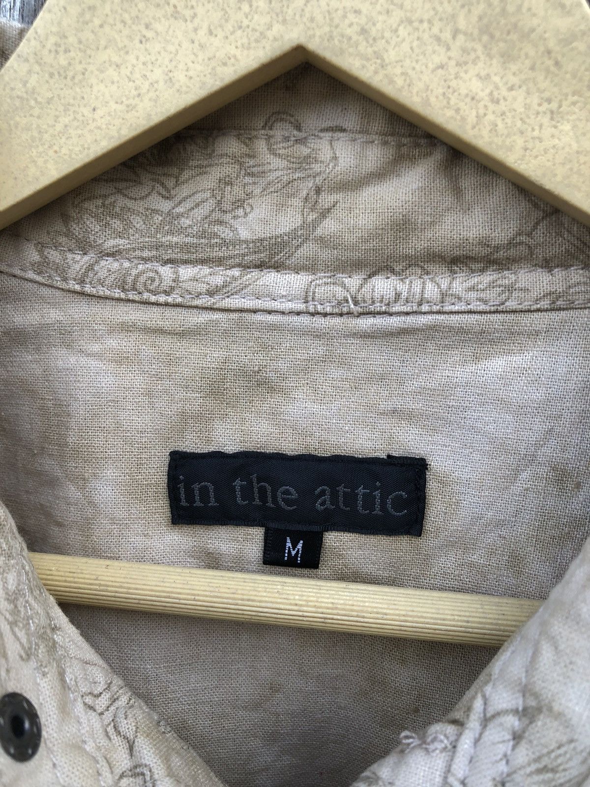 In The Attic In The Attic Paisley Design Shirt Button up Size M / US 6-8 / IT 42-44 - 7 Thumbnail