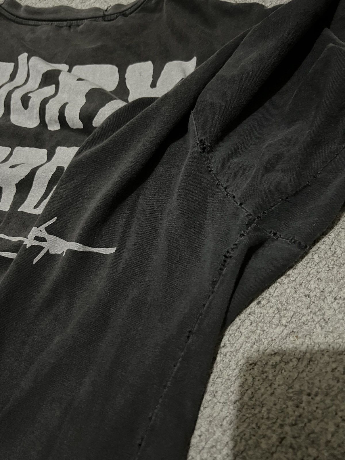 Vintage Thrashed Art Punk Sun Faded Distressed ERD GRUNGE Size US M / EU 48-50 / 2 - 12 Thumbnail