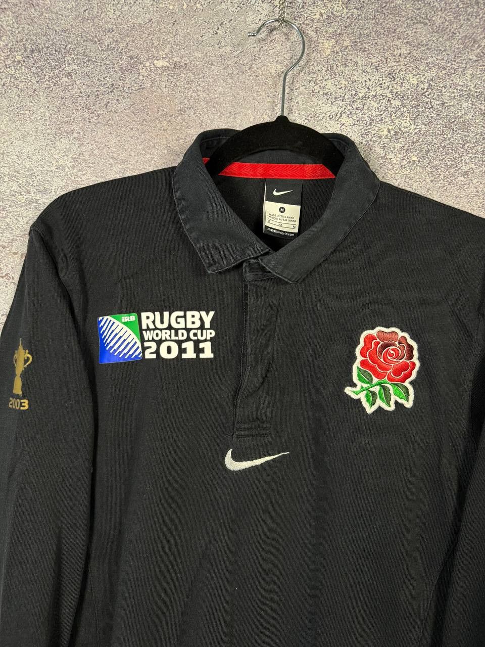 Nike England Nike Rugby World Cup 2011 Jersey Men's Black Small Size US S / EU 44-46 / 1 - 6 Thumbnail