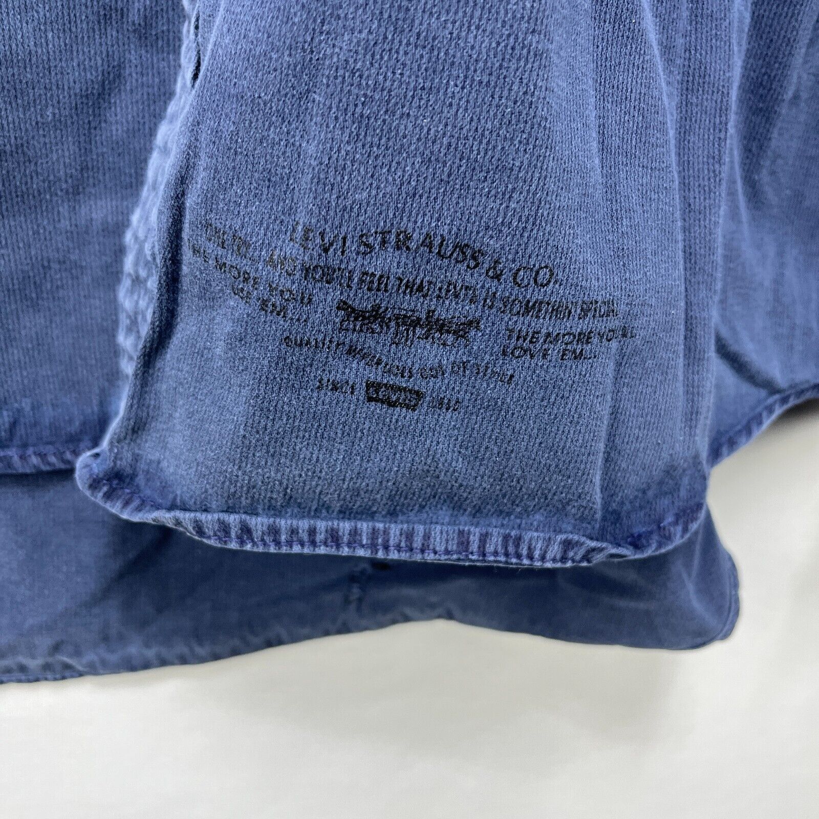 Levi's × Vintage Vintage 90s Levi's Snap Button Faded Long Sleeve Shirt Large Size US L / EU 52-54 / 3 - 5 Thumbnail