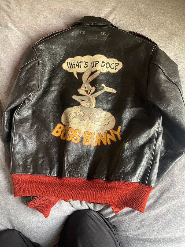 The Real McCoy's The Real McCoys Bugs Bunny A2 Flight Jacket Size US L / EU 52-54 / 3 - 1 Thumbnail