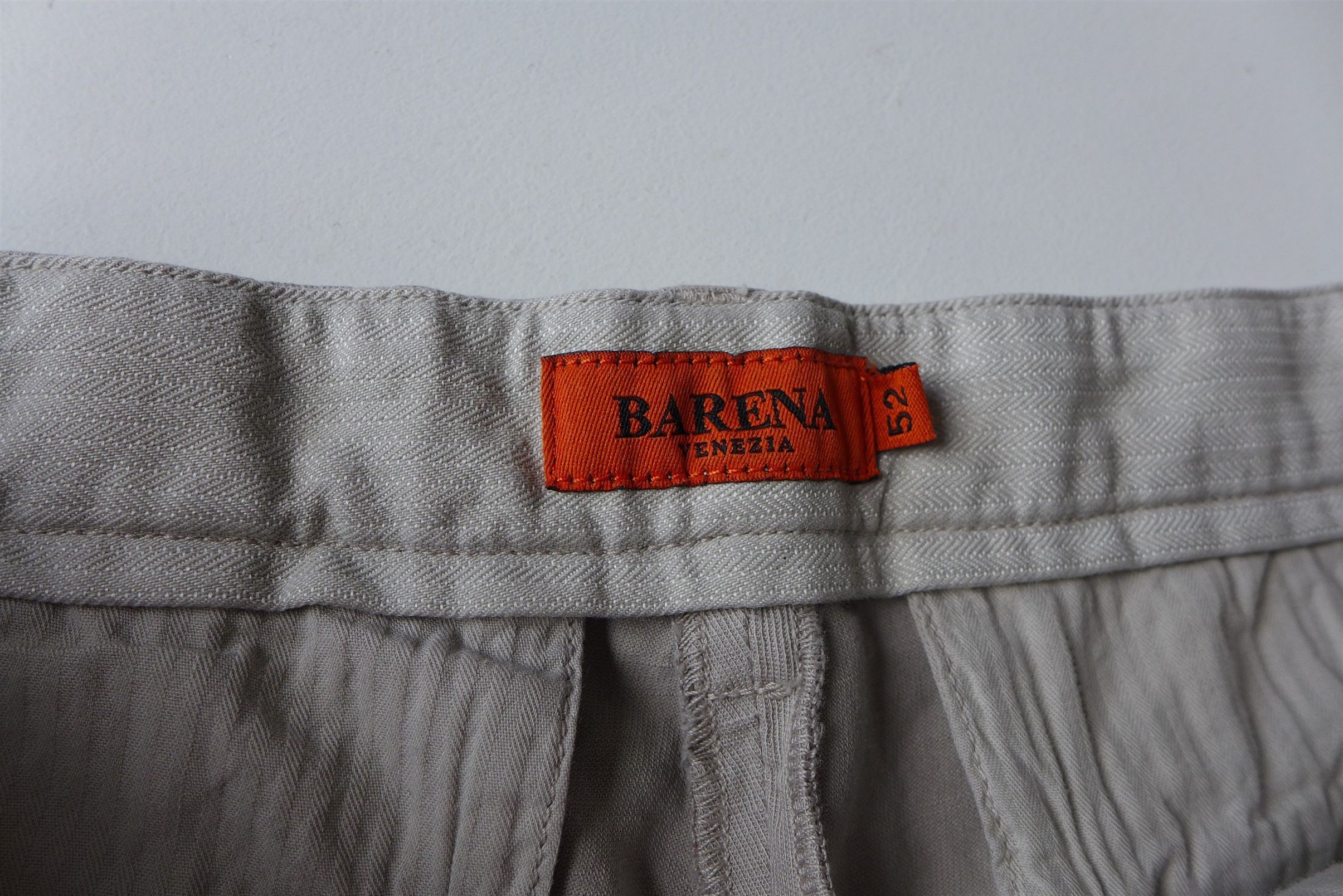 Barena Barena Masco Vignola Trousers - Perla Cotton-Linen Size US 34 / EU 50 - 13 Thumbnail