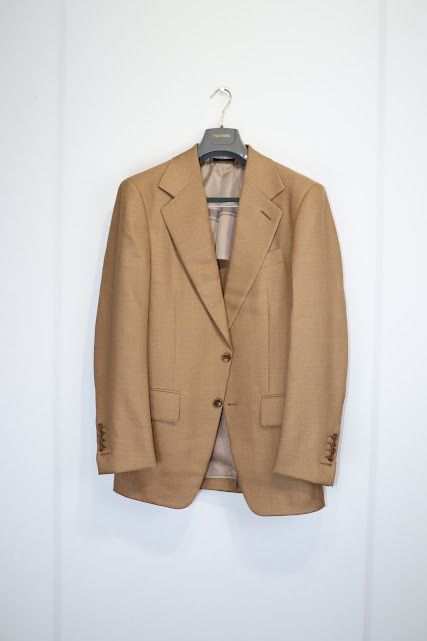Tom Ford o1rshd1 New Spencer Giacca Jacket in Tan Size US S / EU 44-46 / 1 - 3 Thumbnail