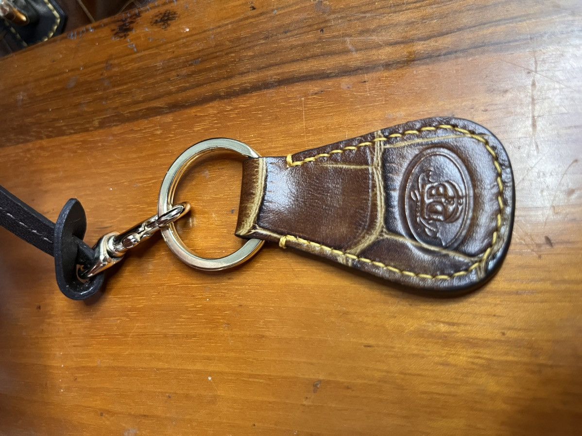 Dooney & Bourke × Vintage Vintage Dooney & Bourke Brown Croc Embossed Shoulder Bag Size ONE SIZE - 8 Thumbnail