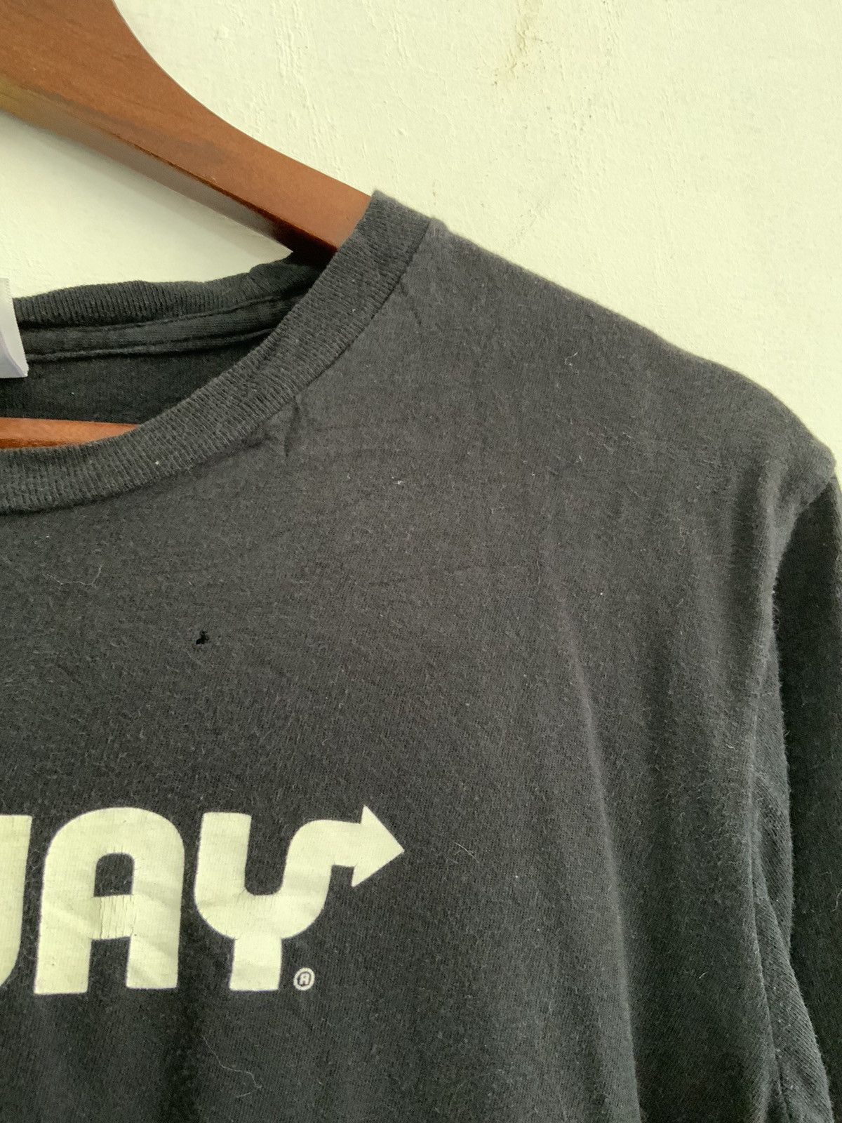 Japanese Brand Subway Black Tee Size US S / EU 44-46 / 1 - 6 Thumbnail