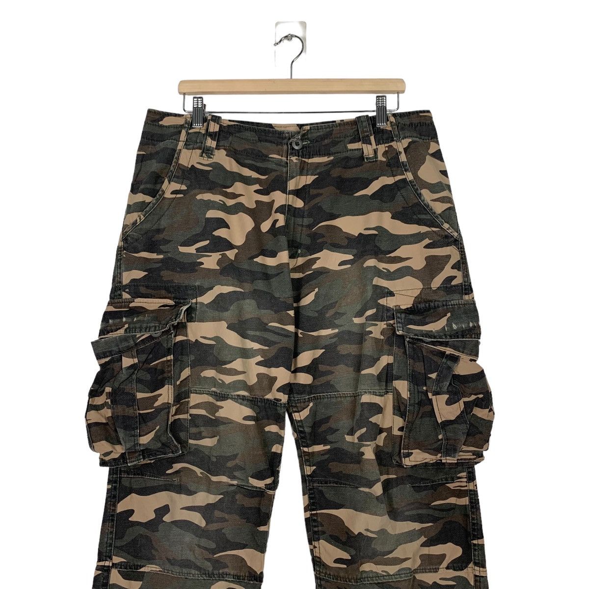 Japanese Brand TWENTY WORKS 6 Pocket Camo Cargo Tactical Pant #0172-C9 Size US 36 / EU 52 - 4 Thumbnail