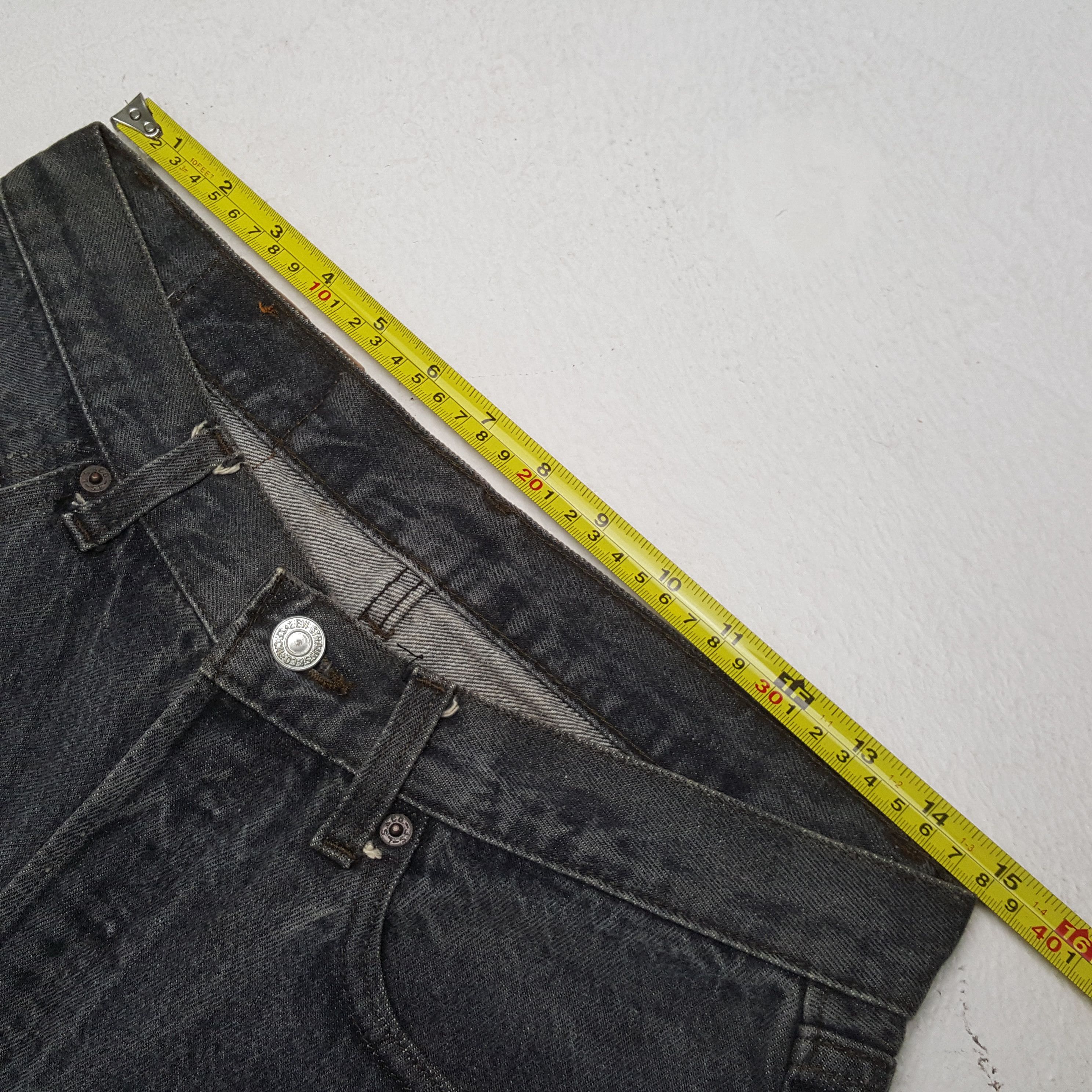 Levi's Vintage Levi's 501 American Band Gray Jeans RR15 Size US 30 / EU 46 - 7 Thumbnail
