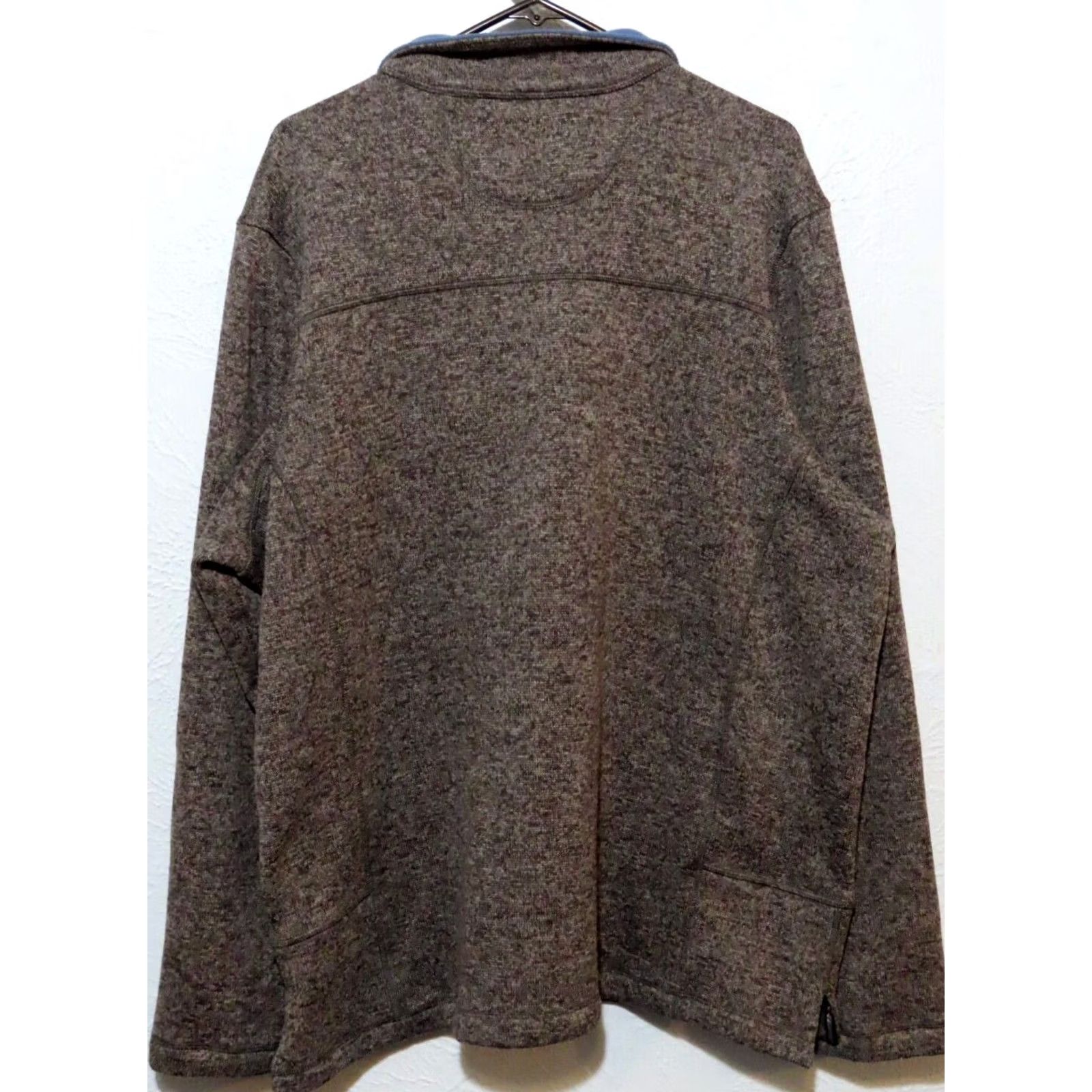 Vintage Woolrich Mens Sweatshirt 2XL Gray Mock Neck 1/4 Zip Pullover Long Sleeve Polyester Hiking Walking Sweater Regular Mens Size US XXL / EU 58 / 5 - 7 Thumbnail