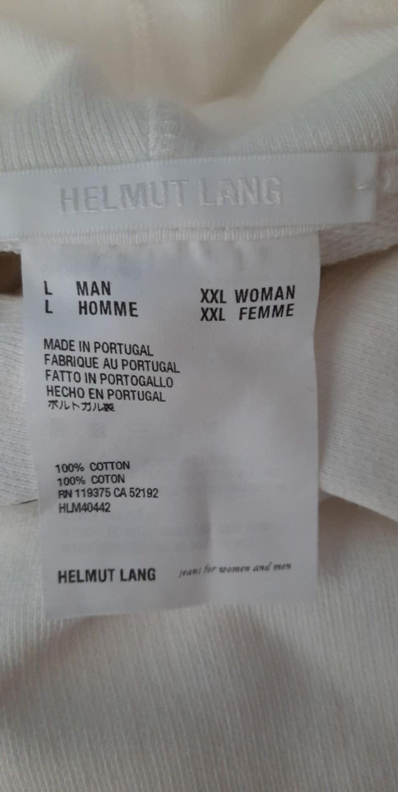 Helmut Lang Helmut Lang Og hoodie with HL Size US M / EU 48-50 / 2 - 3 Thumbnail