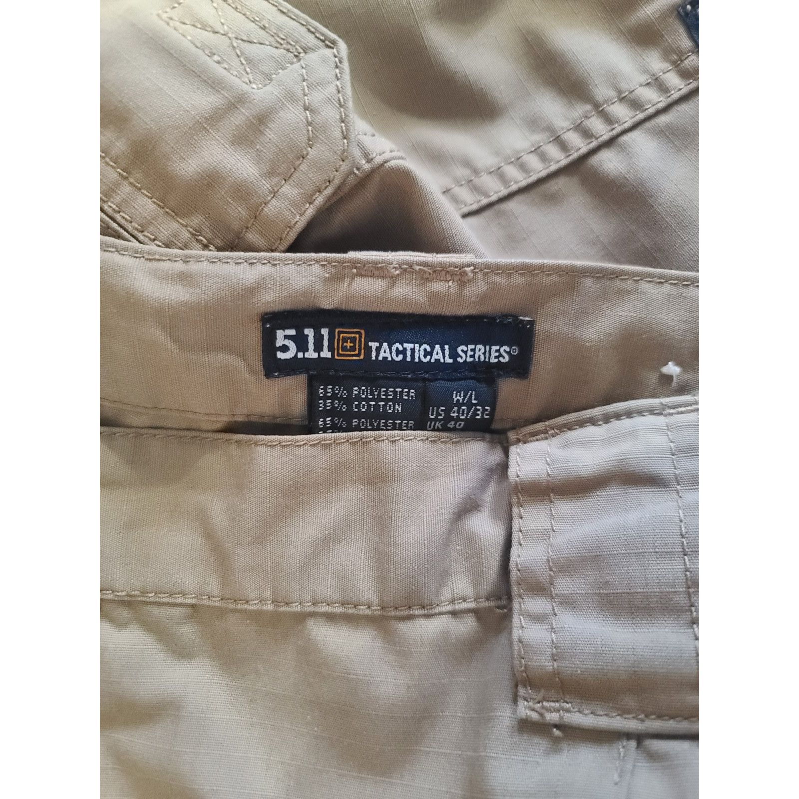 5.11 5.11 Tactical Series Mens Beige Superior Fit Work Pants 40 Size US 40 / EU 56 - 9 Thumbnail