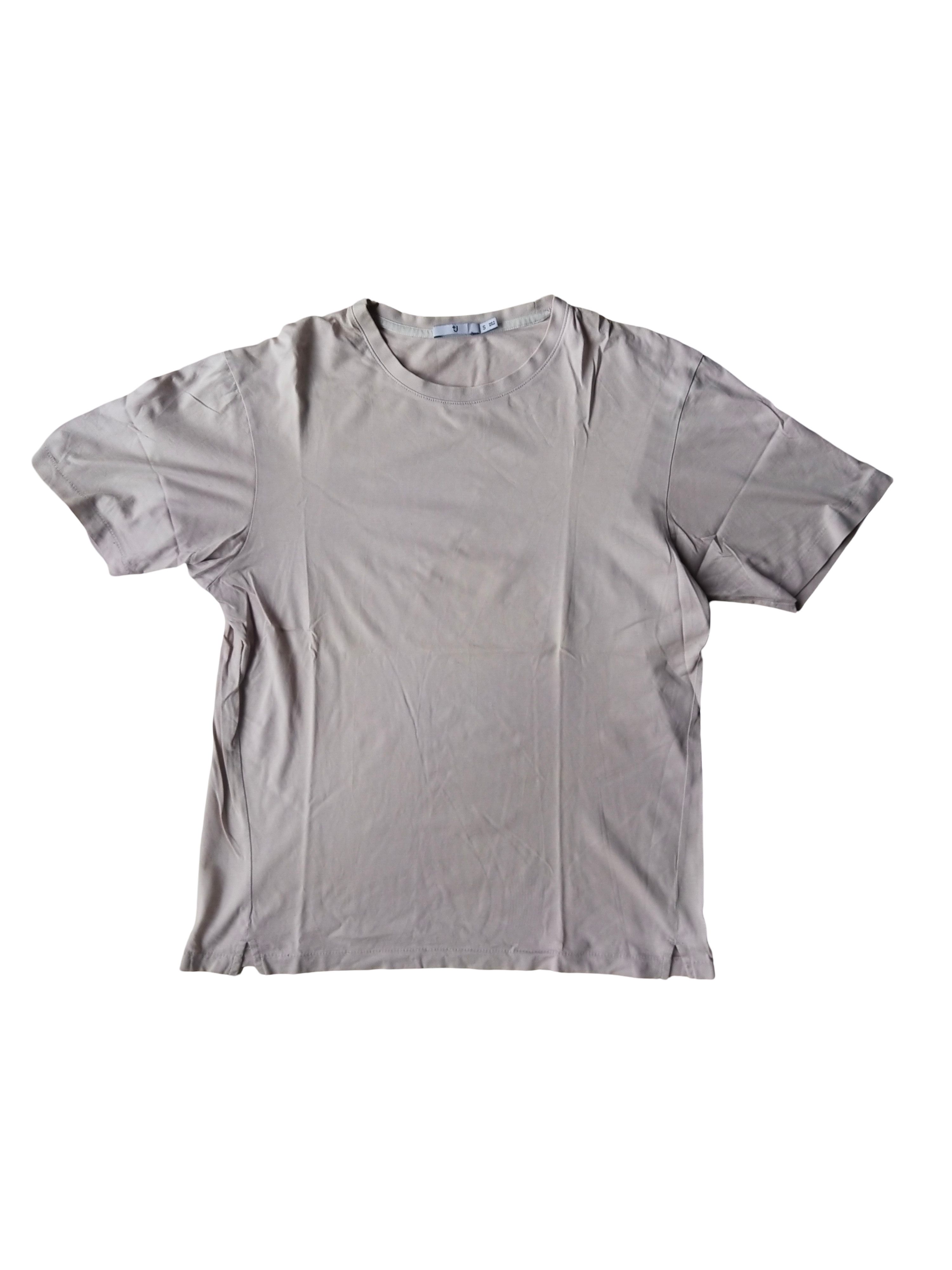 Jil Sander Uniqlo +J Jil Sander Minimalist Blank T-Shirt Taupe Size US S / EU 44-46 / 1 - 1 Thumbnail