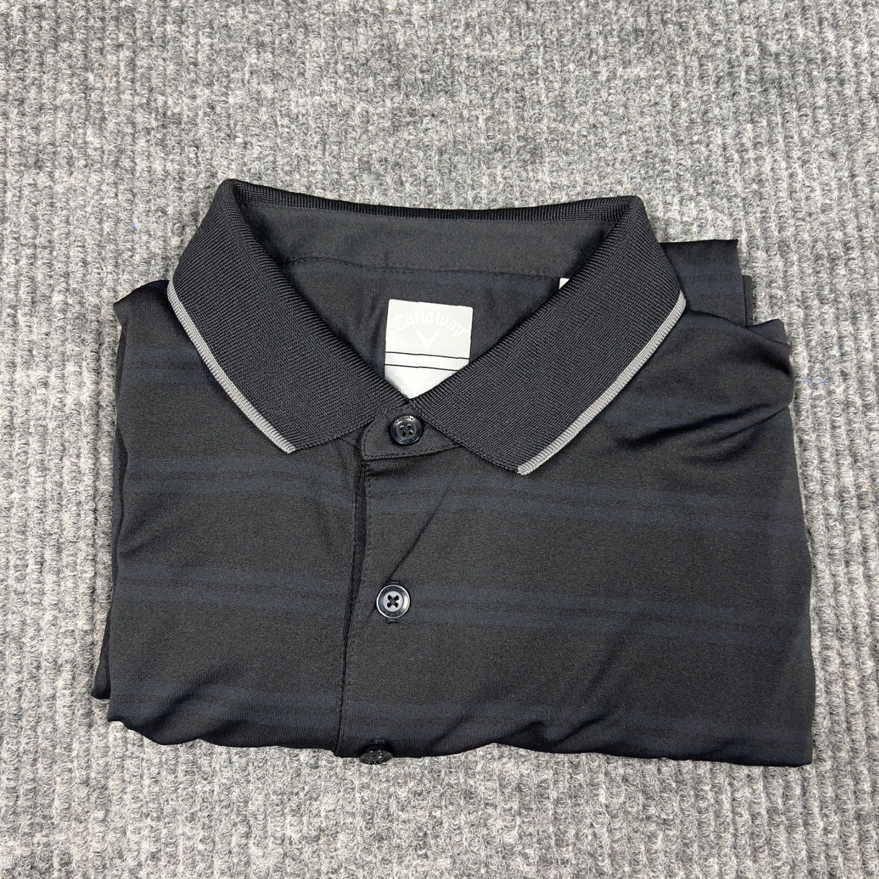 Callaway Callaway Opti Dri Golf Polo Shirt L Mens Black Logo Polyester Active Stretch Size US L / EU 52-54 / 3 - 4 Thumbnail