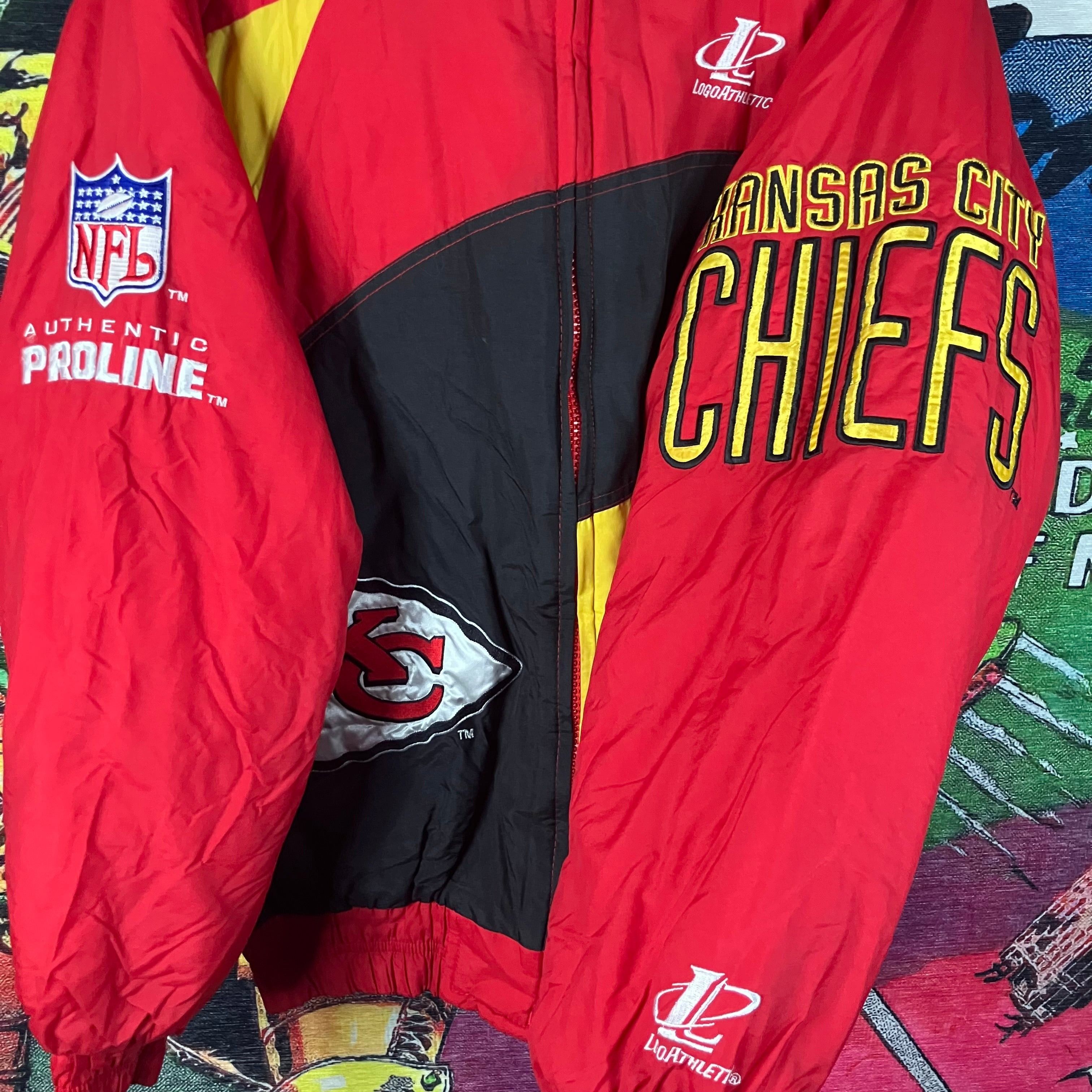 Logo Athletic × NFL × Vintage Vintage 90s NFL Pro Line X Logo Athletic Kansas City Chiefs Size US L / EU 52-54 / 3 - 5 Thumbnail