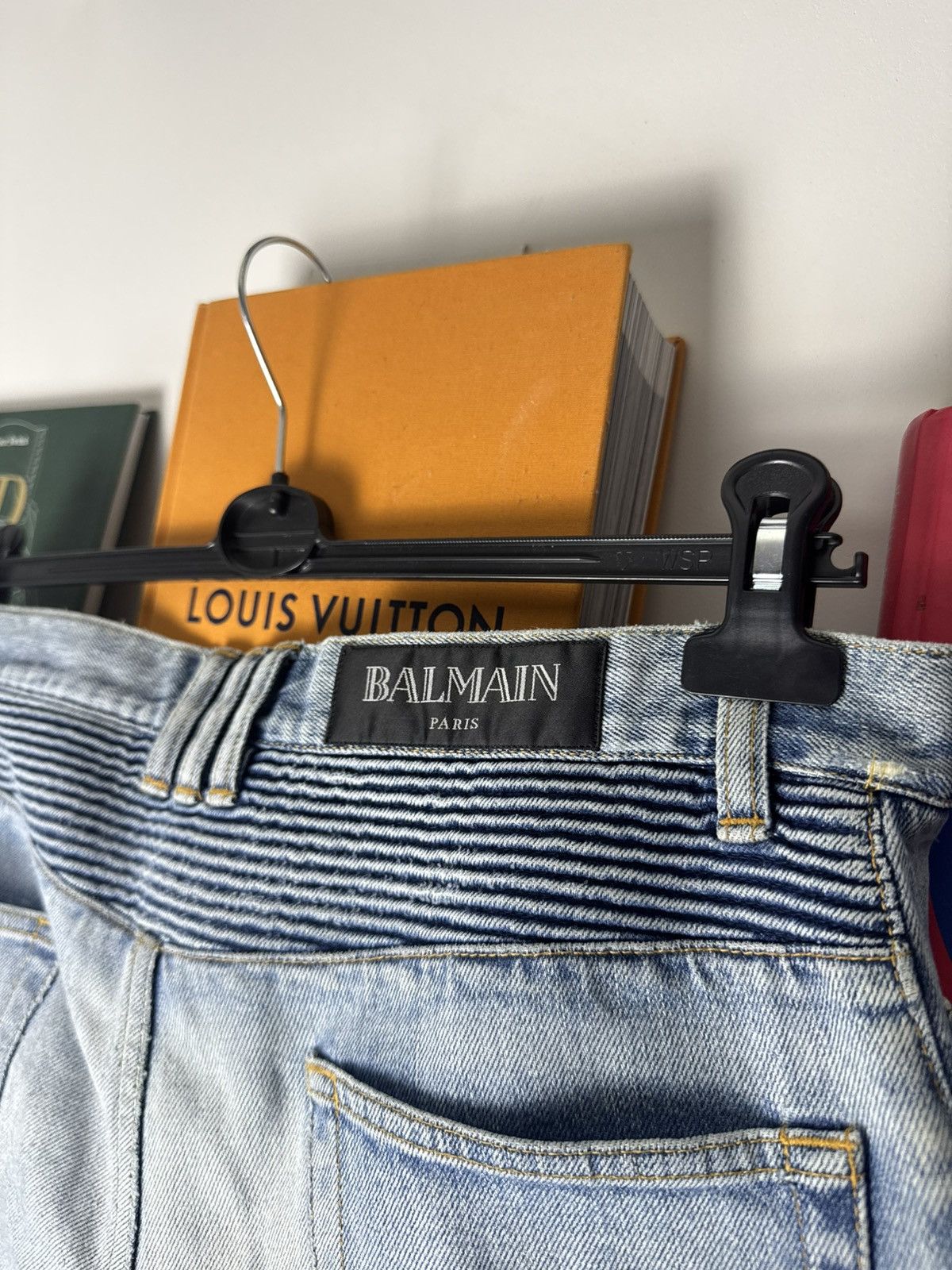 Balmain Balmain Paris Denim Iconic Grail Biker Pants designer hype Size US 31 - 3 Thumbnail