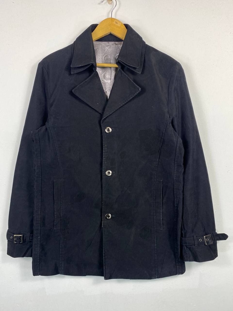 Japanese Brand japanese brand hard khakis double breast jacket nice design Size US L / EU 52-54 / 3 - 1 Thumbnail