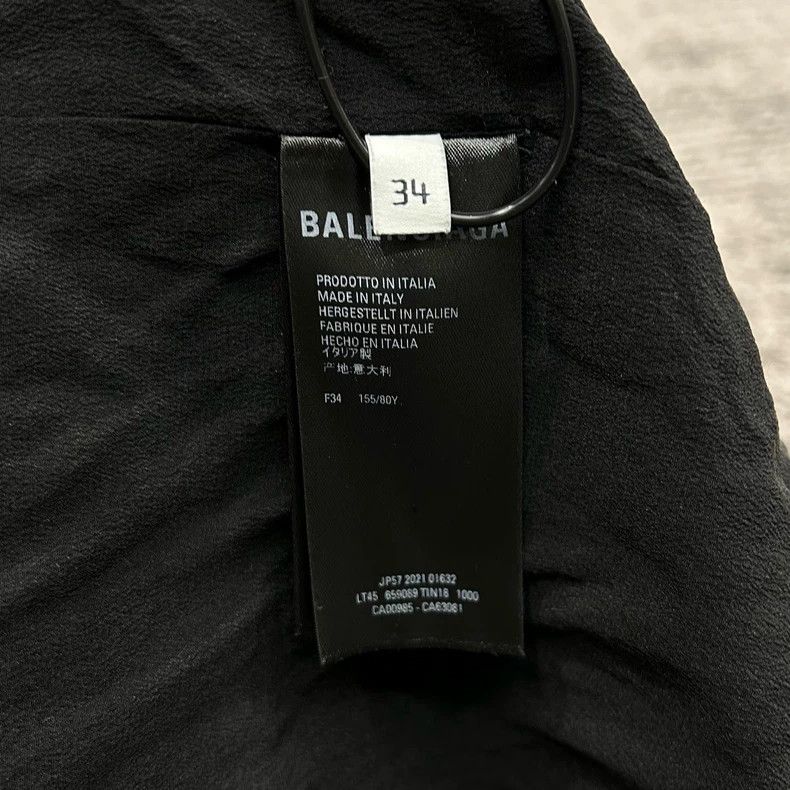 Balenciaga Balenciaga size 34 Dark bullet screen full of printed coat Size S / US 4 / IT 40 - 5 Thumbnail
