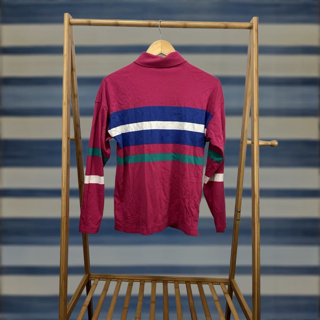 Lands' End VTG Lands End Women's Color Block Striped Turtleneck Shirt L USA Size L / US 10 / IT 46 - 1 Thumbnail