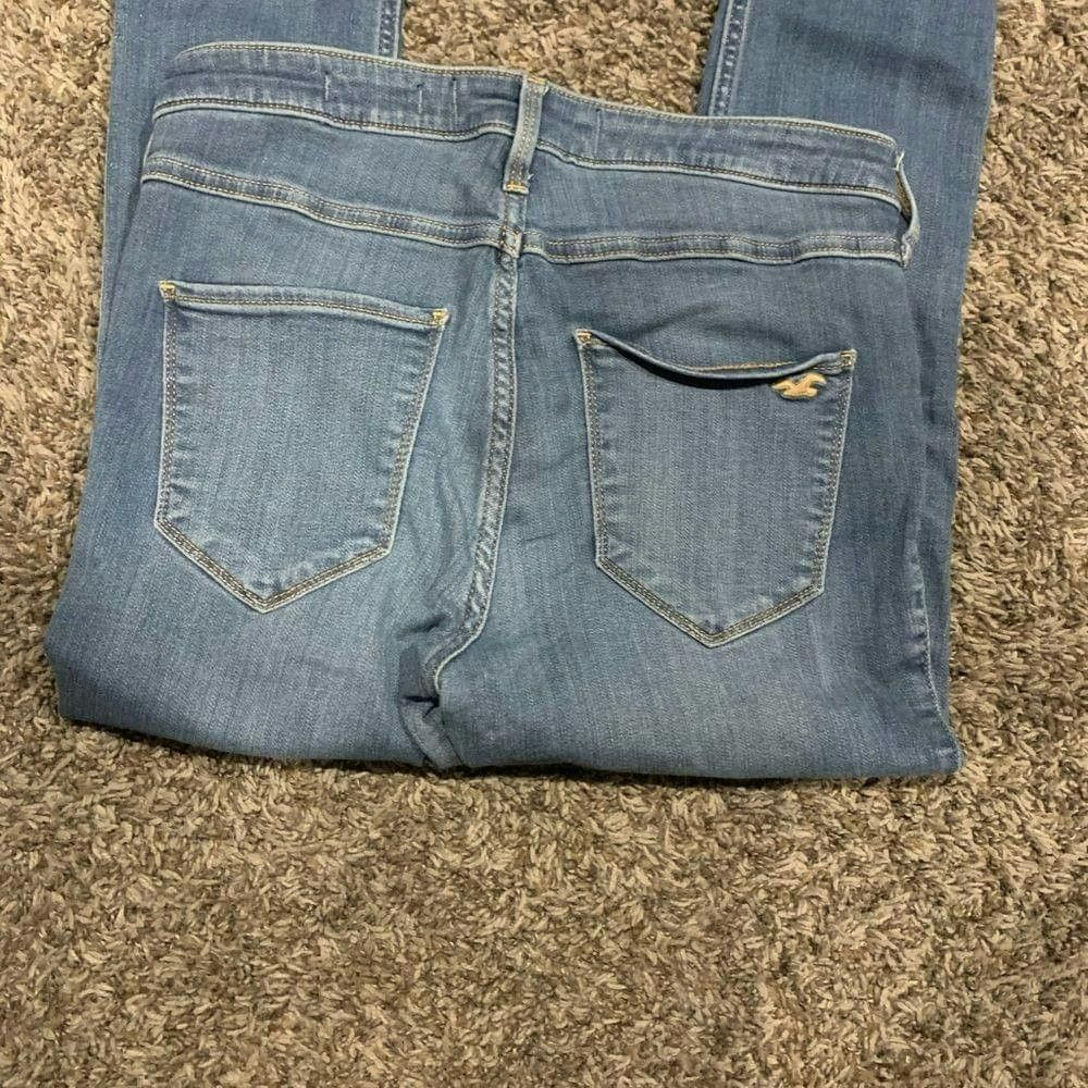 Hollister Hollister 21R (35x31) Curvy Dad Jeans Ripped Straight