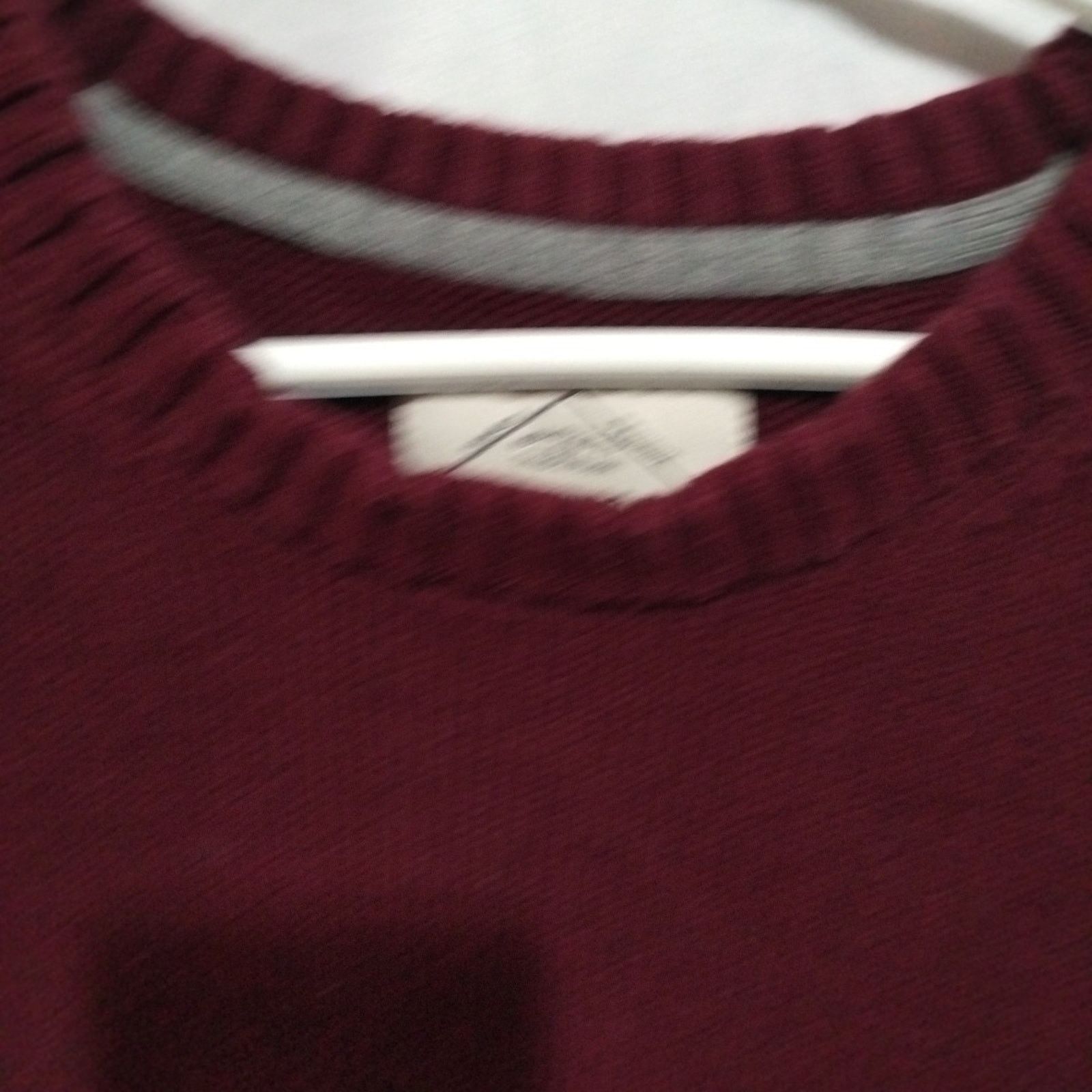 St. Johns Bay St Johns Bay Menswear Burgundy Sweater 100% Cotton Size L Size US L / EU 52-54 / 3 - 3 Thumbnail