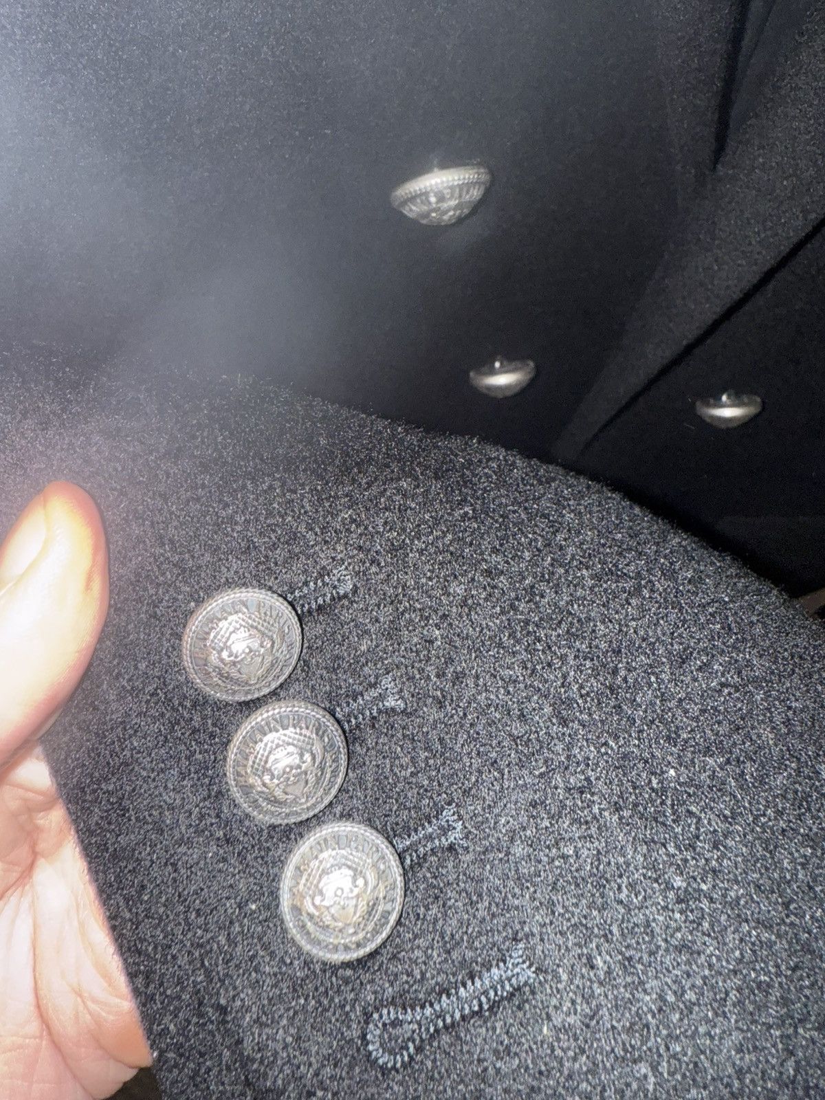 Balmain Balmain black cashmere blazer Size 44R - 4 Thumbnail