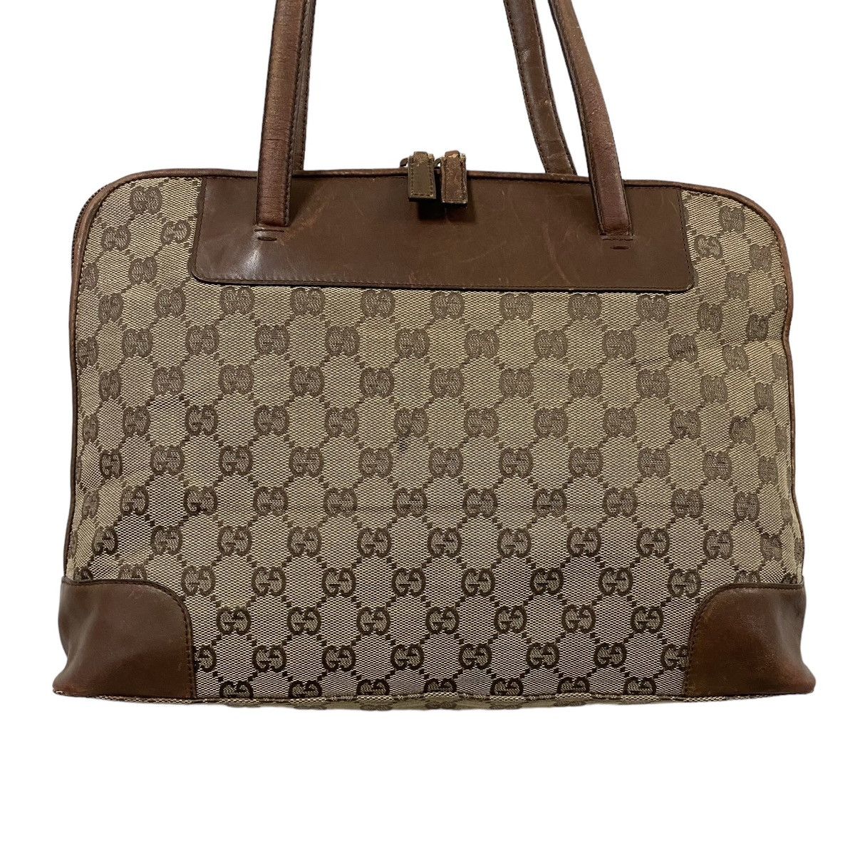 Gucci Vtg🔥Authentic Gucci GG Canvas Handbag Size ONE SIZE - 3 Thumbnail