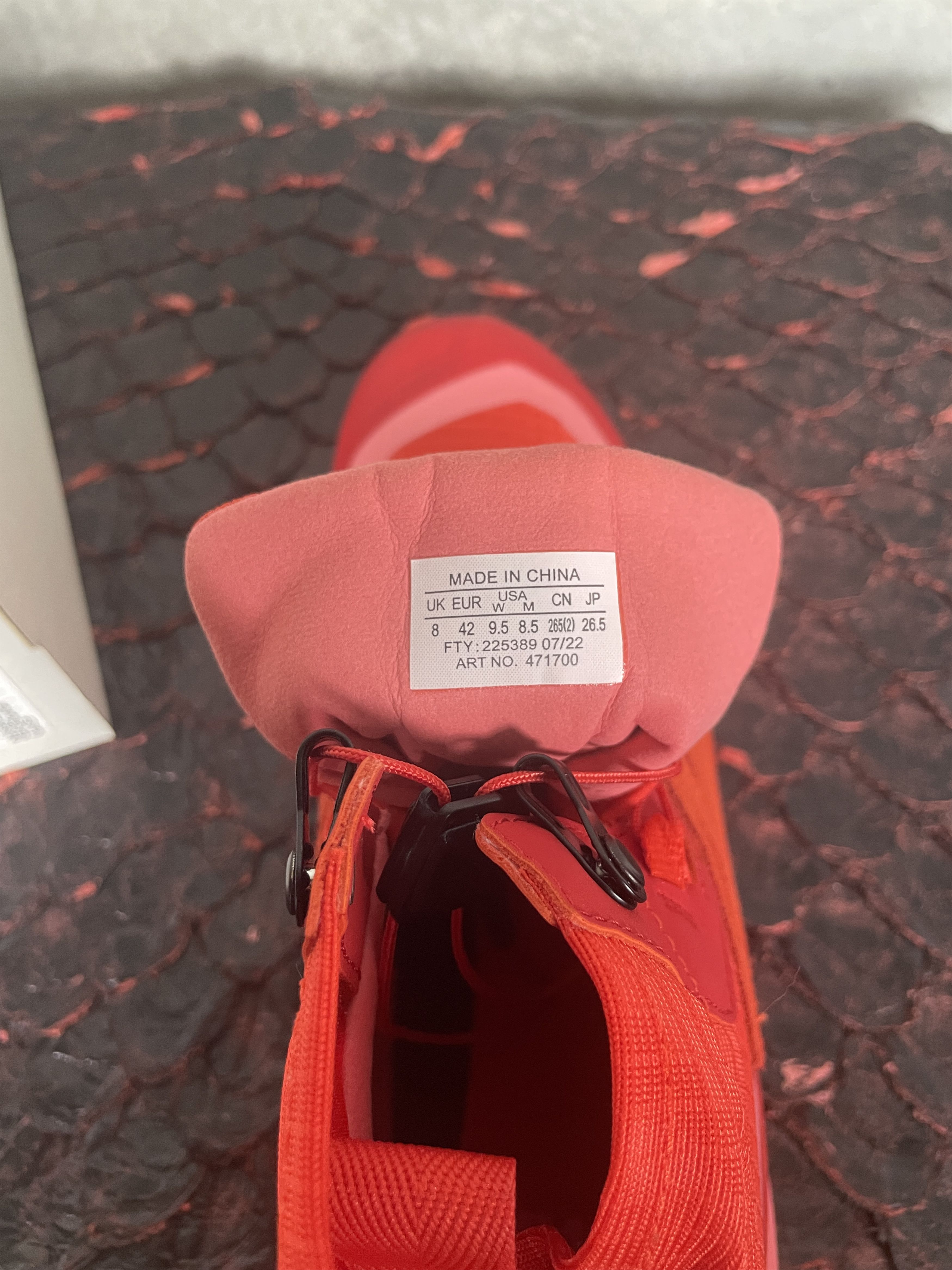 Maison Margiela × Salomon Salomon x MM6 Margiela Cross High Fiery Red Hiking Sneaker Size US 8.5 / EU 41-42 - 7 Thumbnail