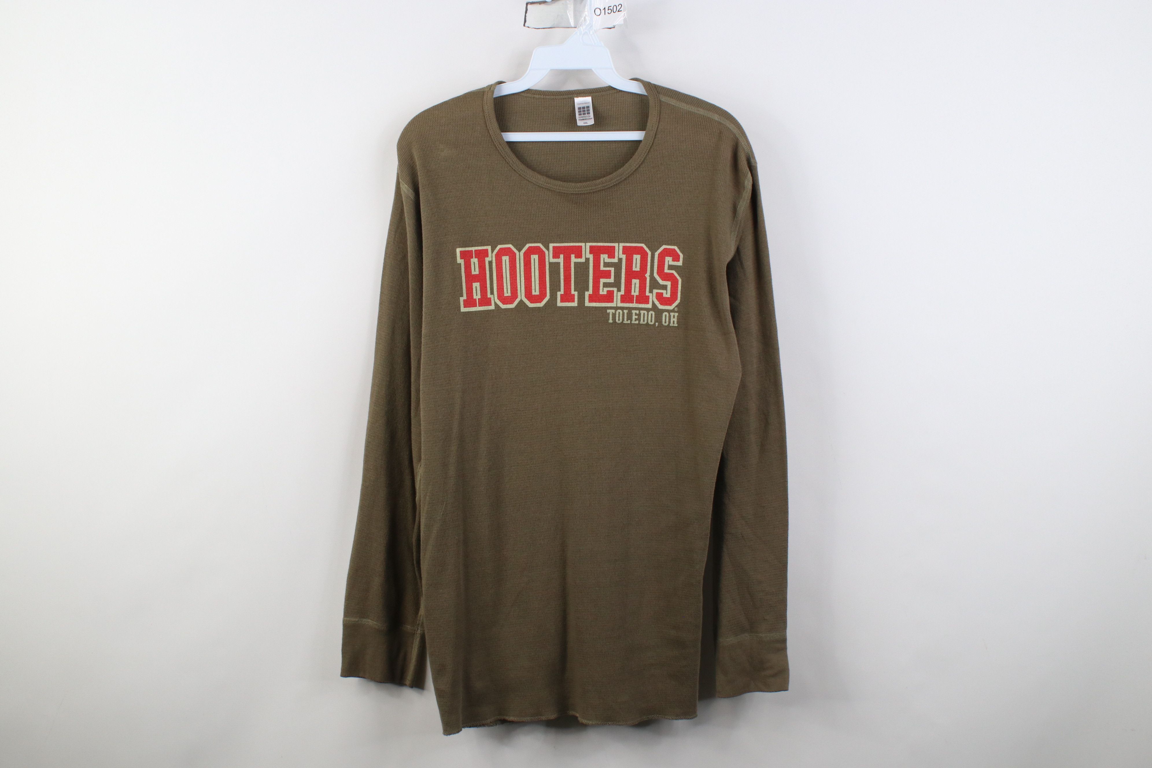 Vintage Vintage Y2K American Apparel Thermal Waffle Knit T-Shirt USA Size US XXL / EU 58 / 5 - 1 Thumbnail