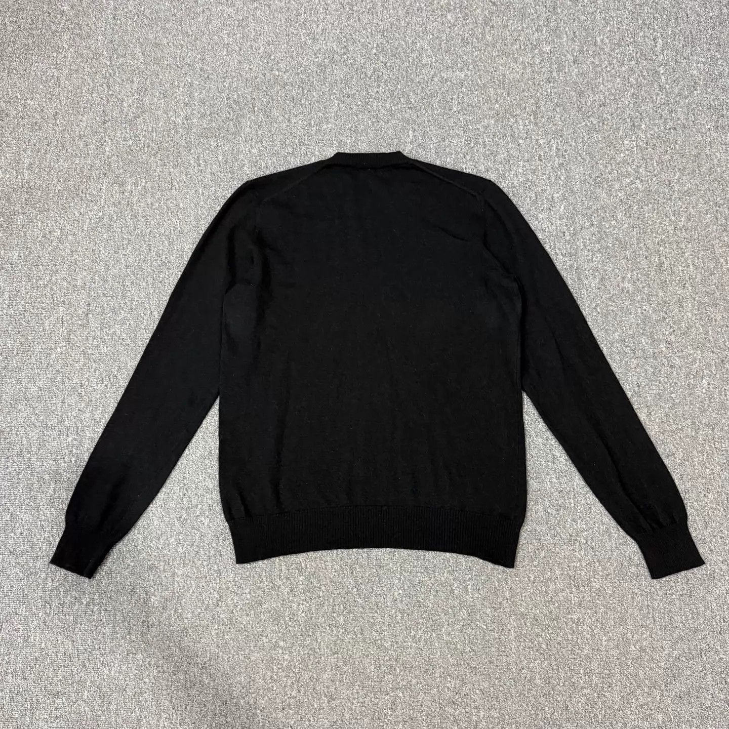 Versace Versace Black Embroidered Medusa Sweater 52 99 New Size US L / EU 52-54 / 3 - 2 Thumbnail