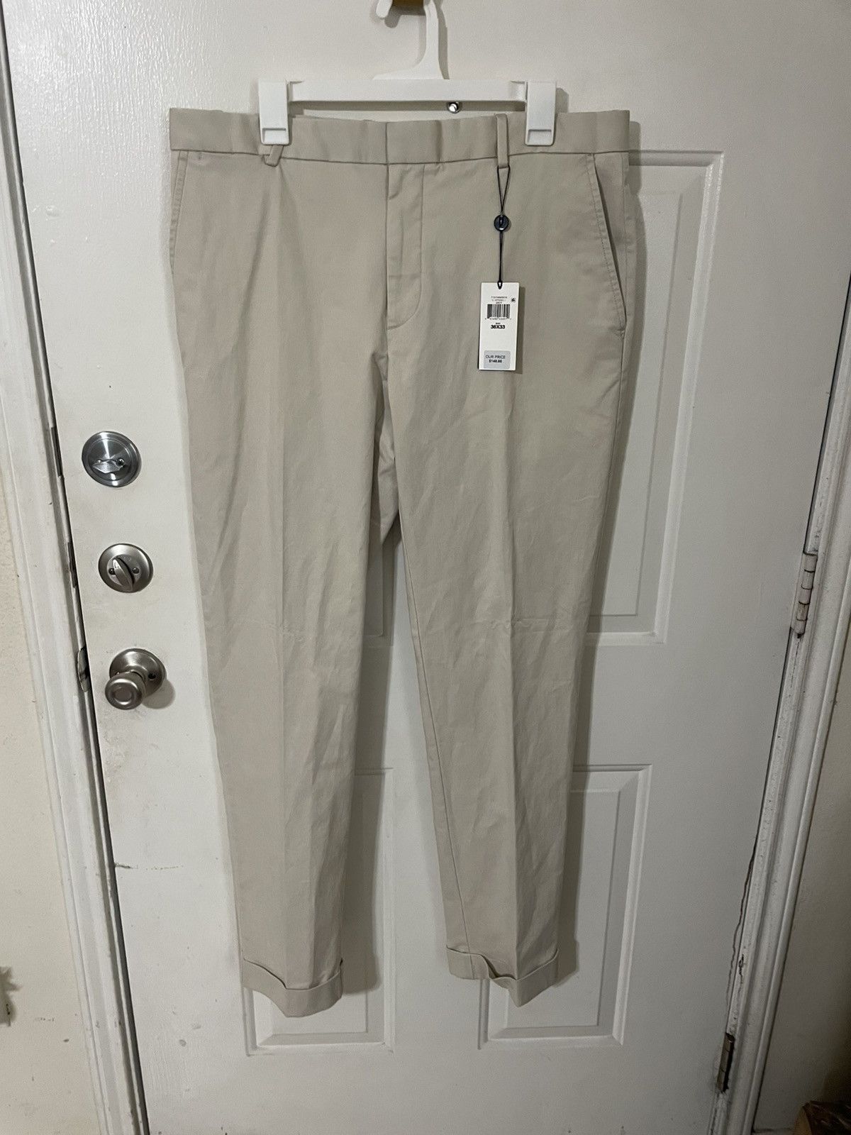 Polo Ralph Lauren FF cuffed Stretch trousers nwt 148.00 Size US 38 / EU 54 - 2 Thumbnail