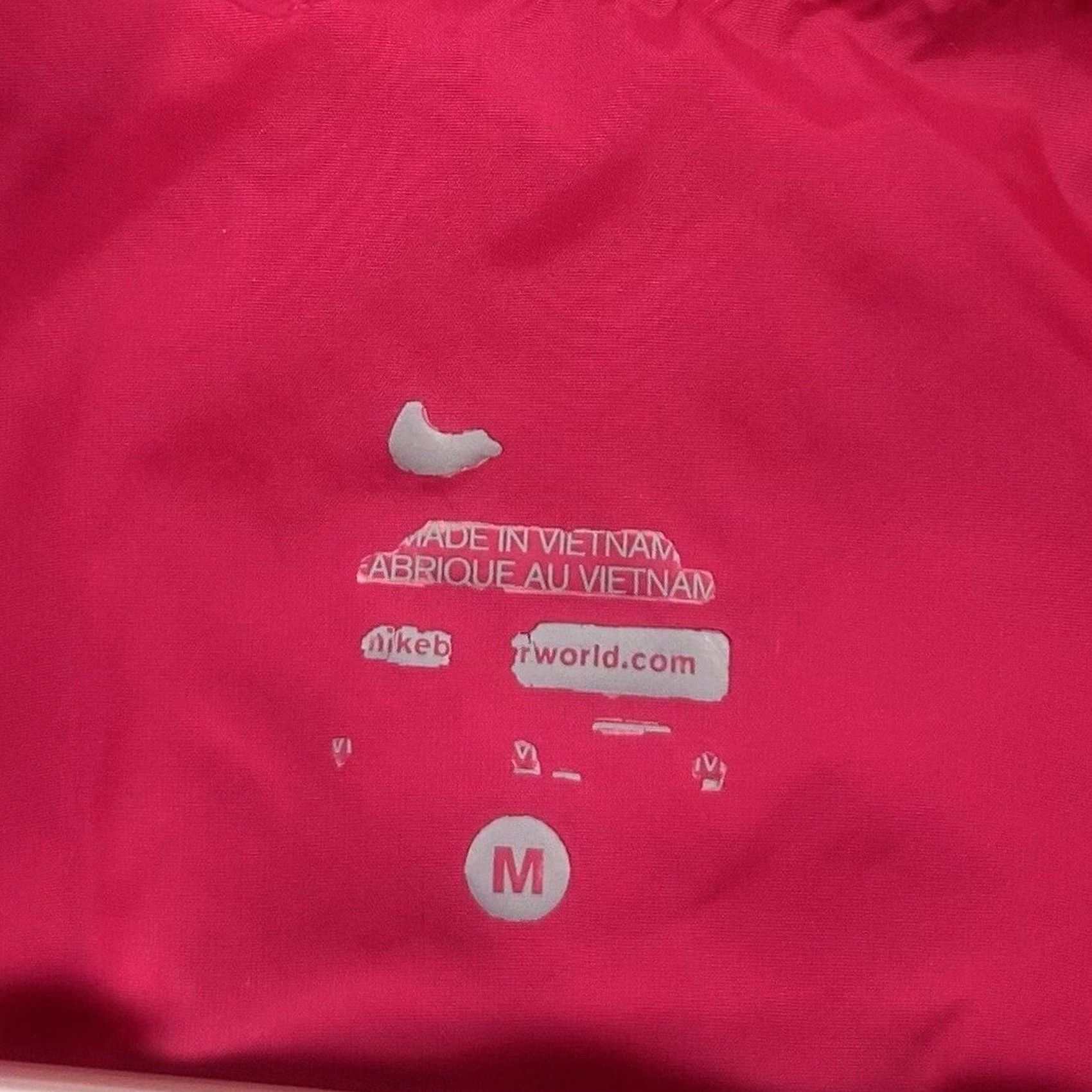 Nike Nike Windbreaker Jacket Womens M Pink Lightweight Full Zip Packable Size M / US 6-8 / IT 42-44 - 3 Thumbnail