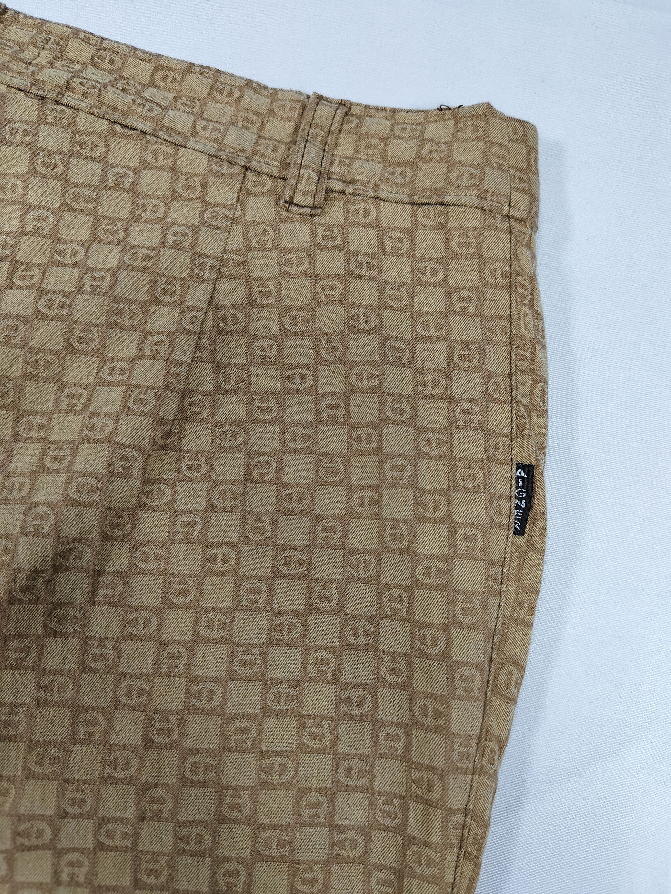 Aigner 00s Aigner- Signature Monogram Italian Archive Pants Size 30" / US 8 / IT 44 - 6 Thumbnail