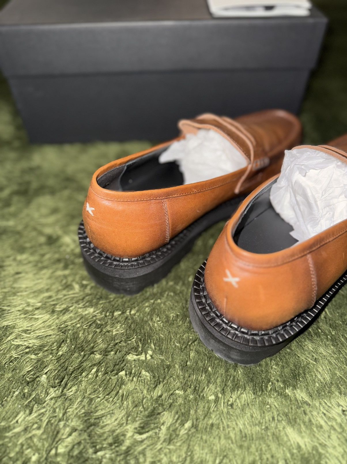 Japanese Brand [US9] Color Colla Vibram Sole Penny Loafers Brown Tan Size US 9 / EU 42 - 7 Thumbnail